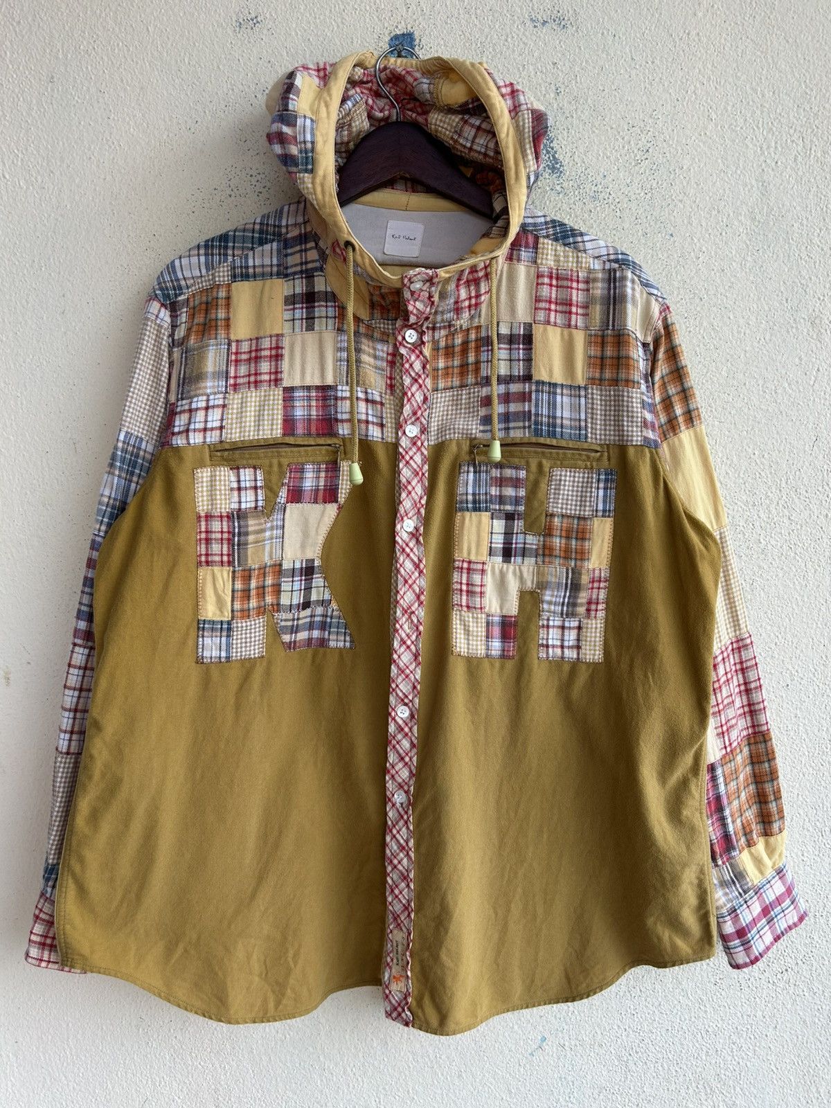 Karl Helmut Patchworks Hooded Shirt