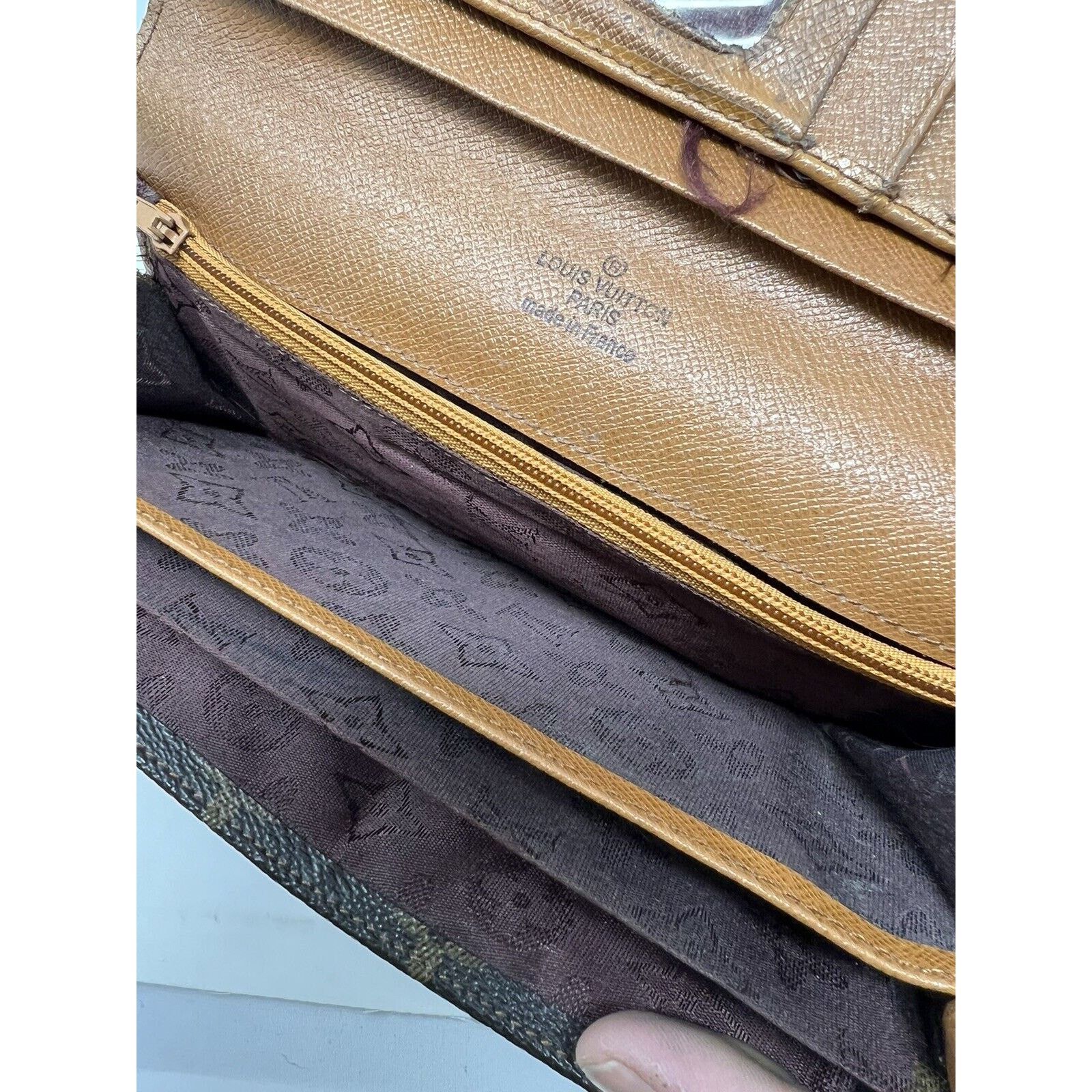 Louis Vuitton LOUIS VUITTON Vintage Monogram Wallet Envelope Size ONE SIZE - 5 Thumbnail