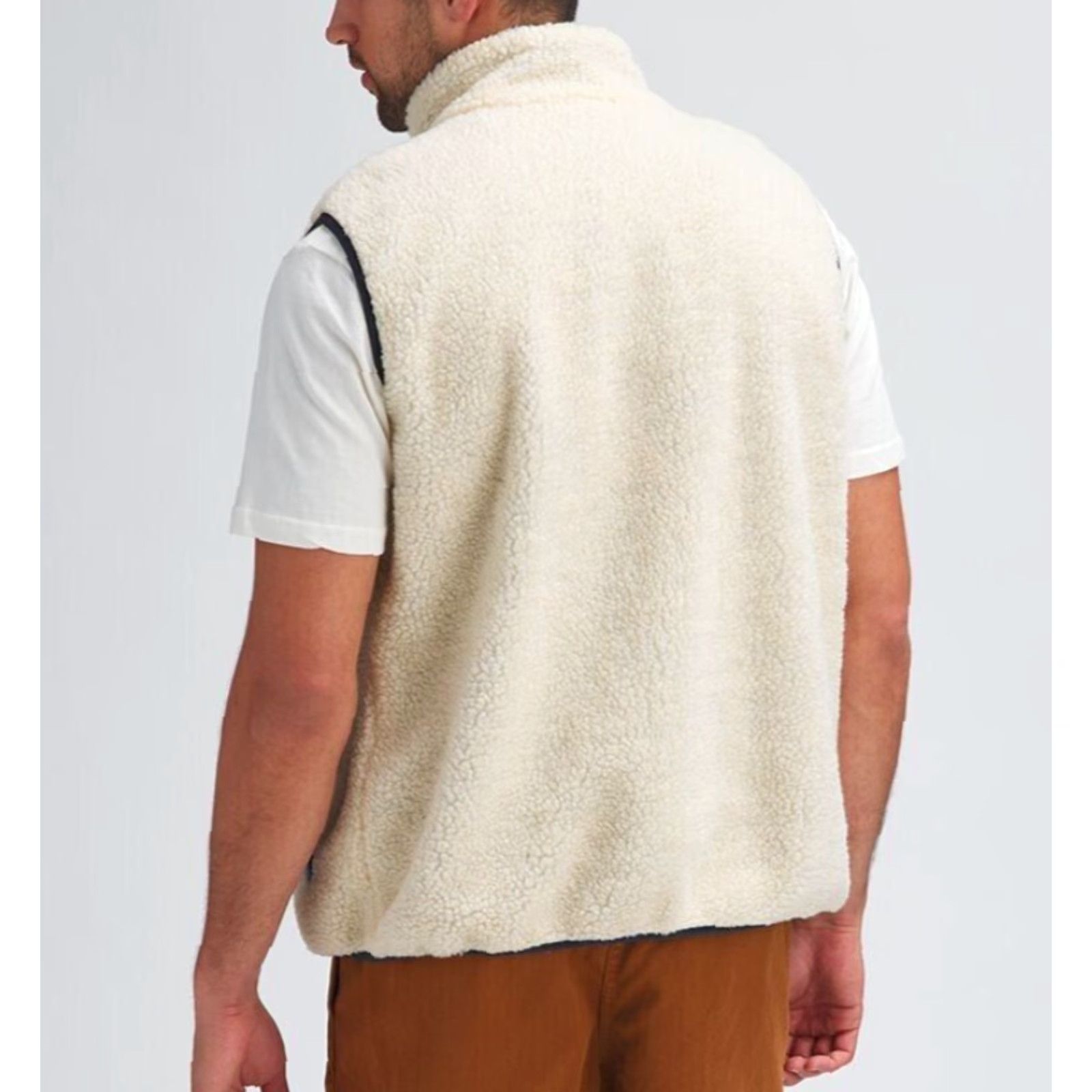 Stoic Stoic Men’s Vest Shirt XL Reversible Sherpa Mixed Media Multicolor Pocketless? Size US XL / EU 56 / 4 - 4 Thumbnail