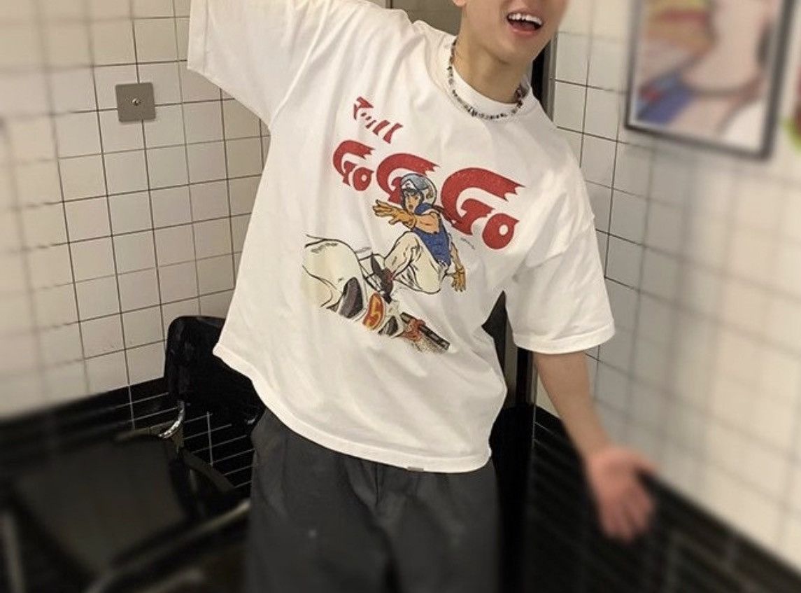 Japanese Brand Speed Racer White Tee Size US L / EU 52-54 / 3 - 1 Thumbnail