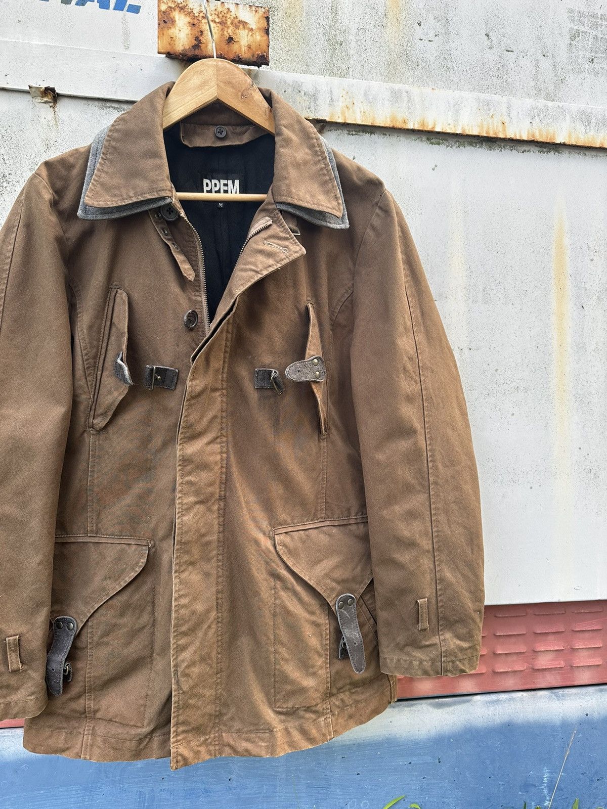 PPFM 👹Vintage PPFM Punk Style Brown Utility Jacket Size US M / EU 48-50 / 2 - 5 Thumbnail