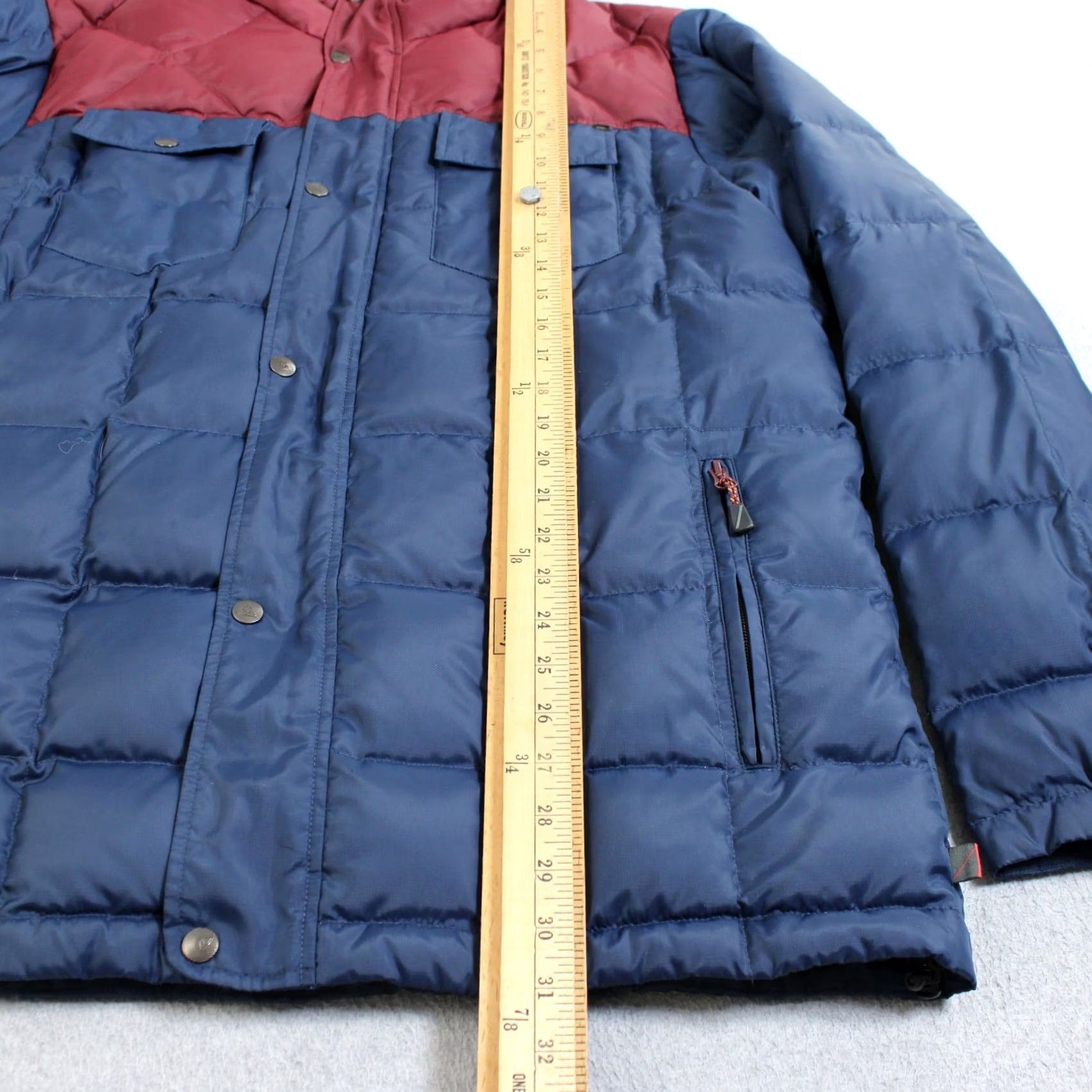 Quiksilver Quiksilver Puffer Jacket Men XL Blue Quilted Full Zip Colorblock Down Coat Y2K Size US XL / EU 56 / 4 - 5 Thumbnail