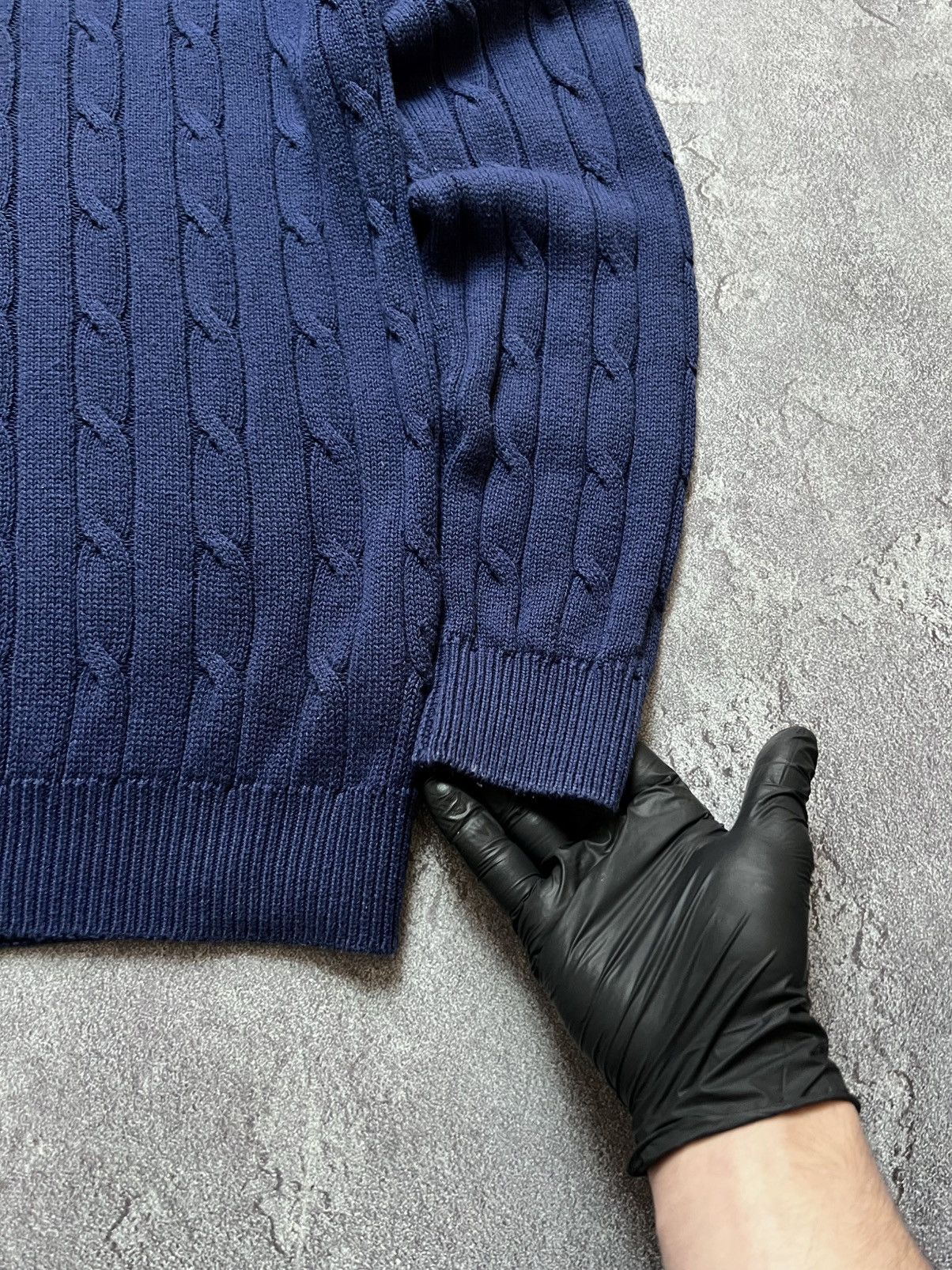 Polo Ralph Lauren Polo Ralph Lauren Cable Knitted Sweater Old Money Big Pony Size US XL / EU 56 / 4 - 5 Thumbnail