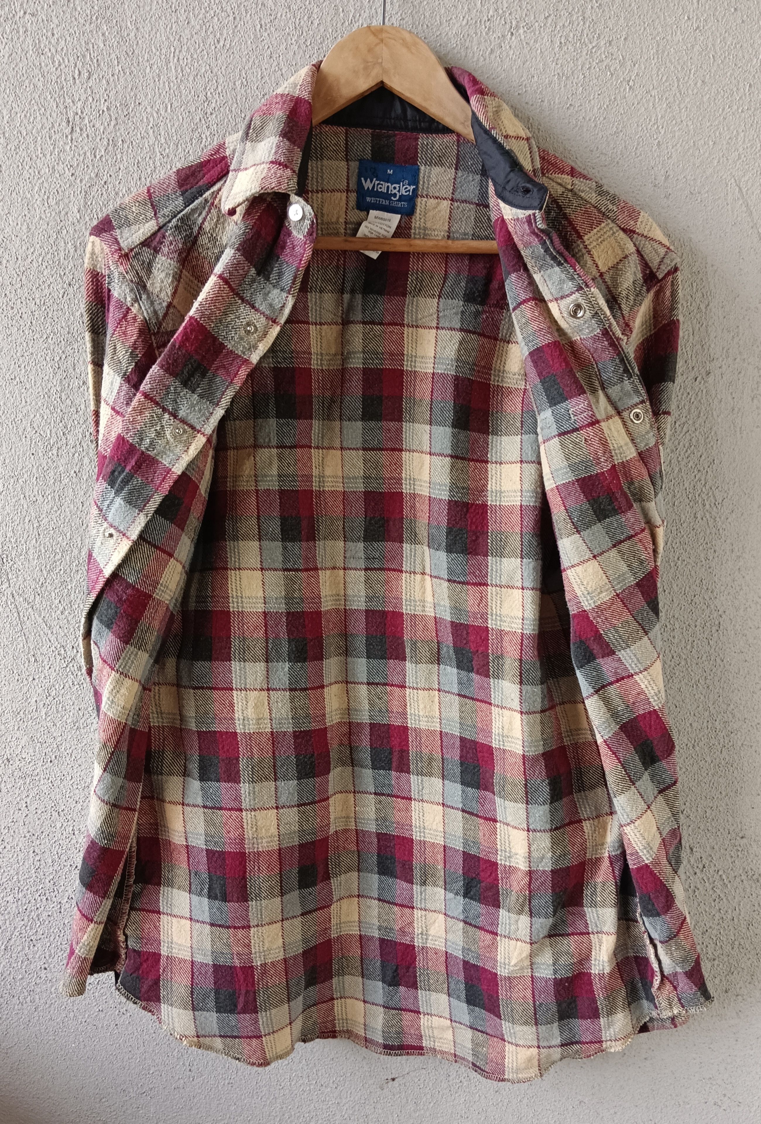 Wrangler Wrangler Western Shirt Size M Long Sleeve Size US M / EU 48-50 / 2 - 2 Thumbnail