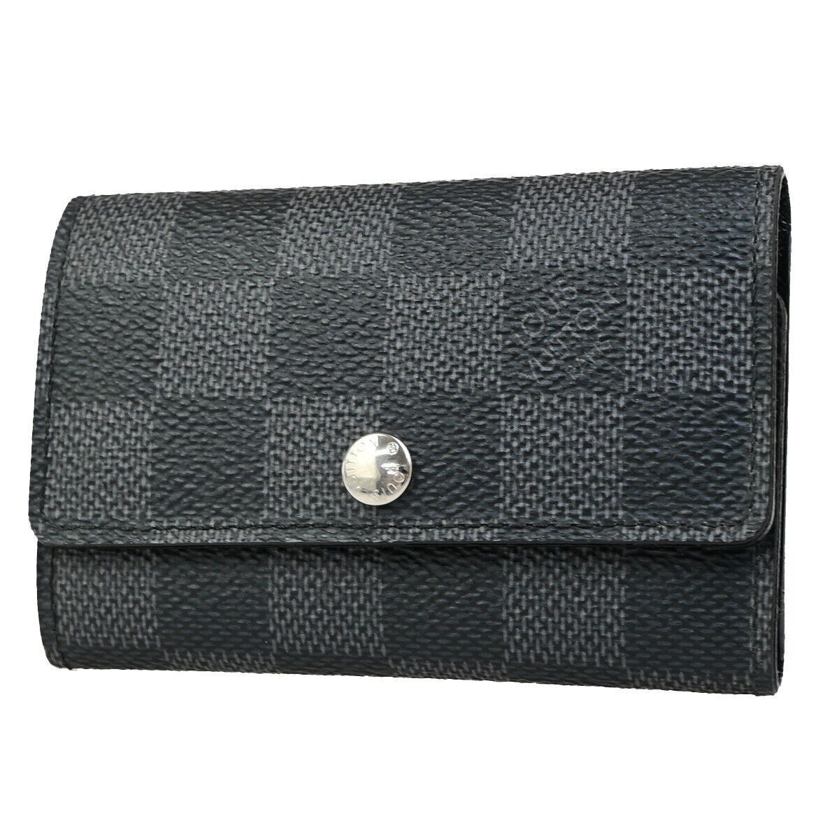 Louis Vuitton Multiclés Black Canvas Wallet (Pre-Owned) Size ONE SIZE - 1 Thumbnail