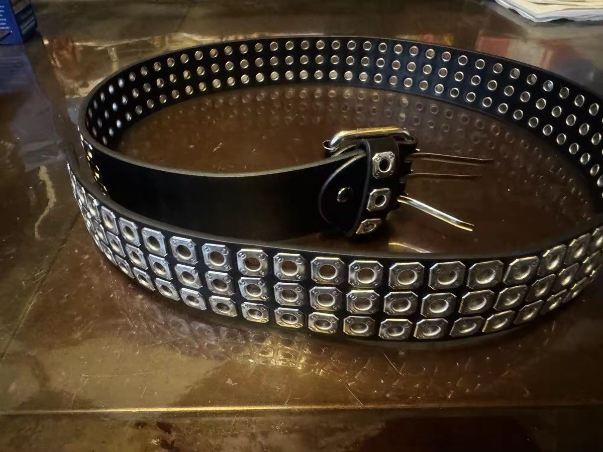 Japanese Brand Vintage Y2K Avant Garde Style Studded Metal Details Belt Size ONE SIZE - 4 Thumbnail