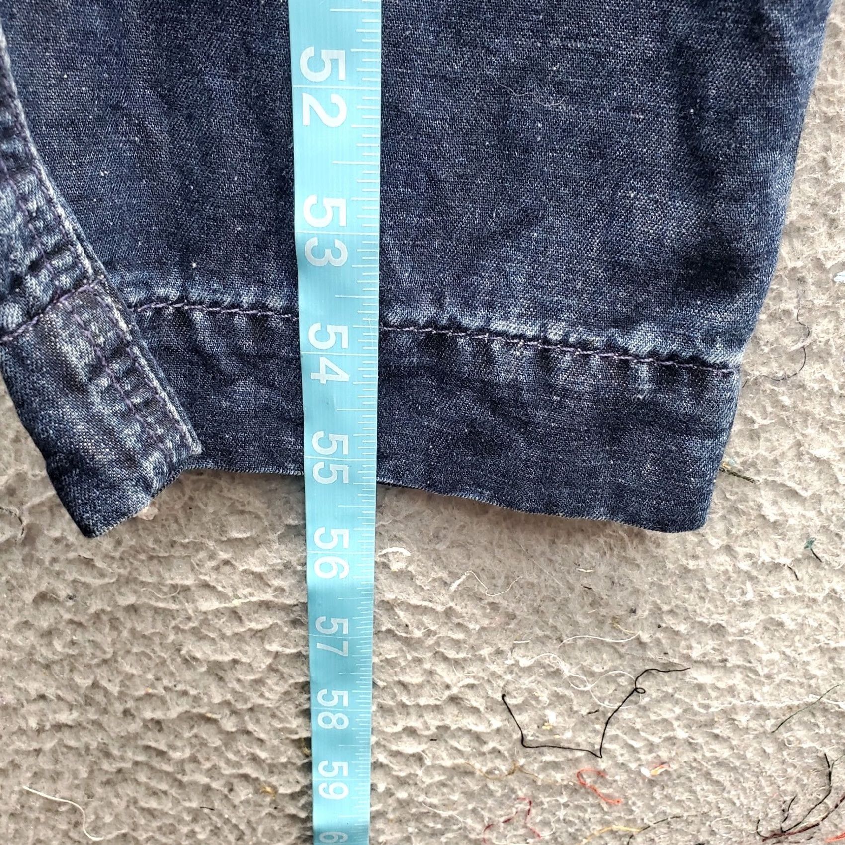 J.Crew J.Crew Jumpsuit Womens 6 Blue Denim Belted Utility Puff Sleeve Front Zip Shirt Size 28" / US 6 / IT 42 - 5 Thumbnail
