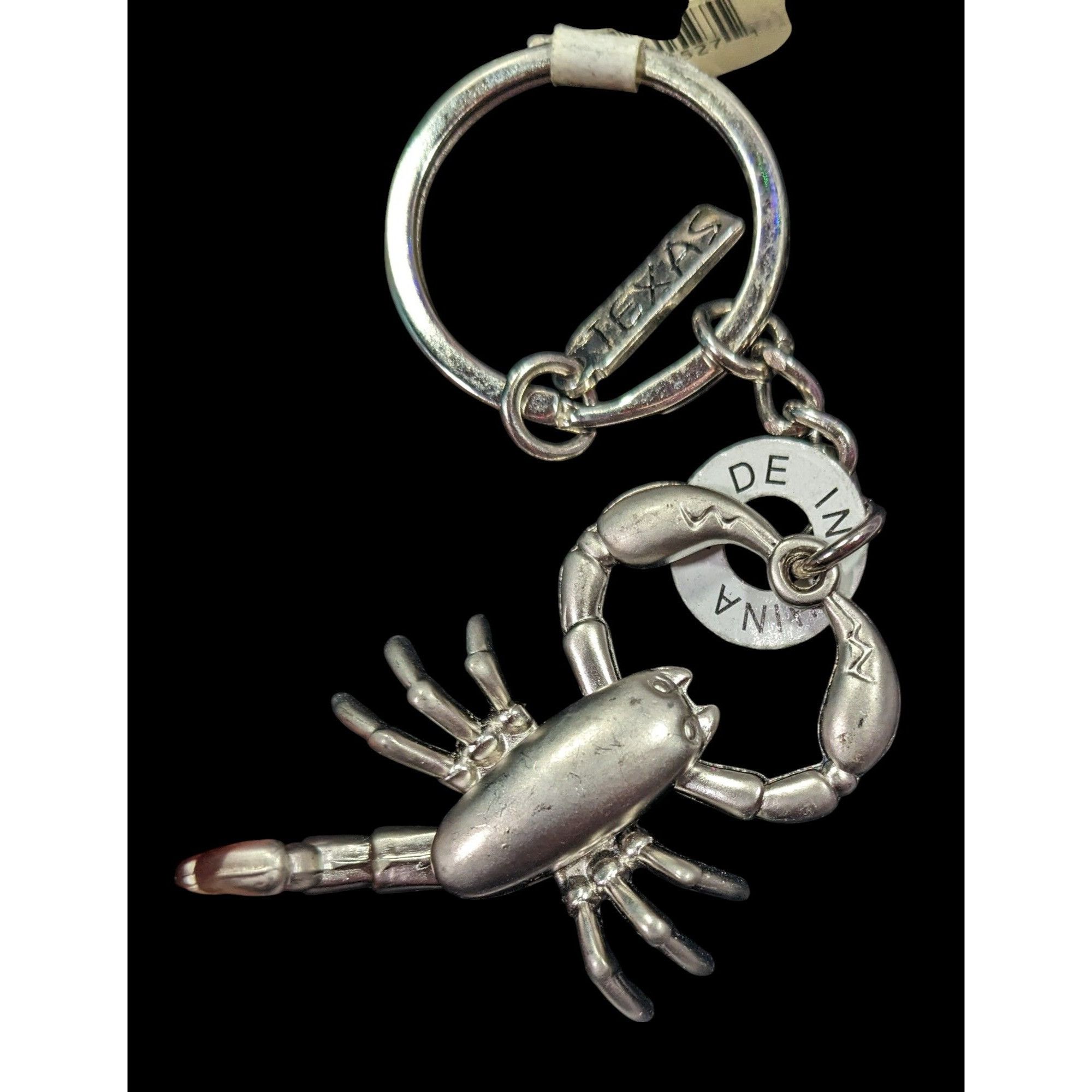 Other Texas Articulated Scorpion Souvenir Silver Tone Keychain Size ONE SIZE - 2 Thumbnail