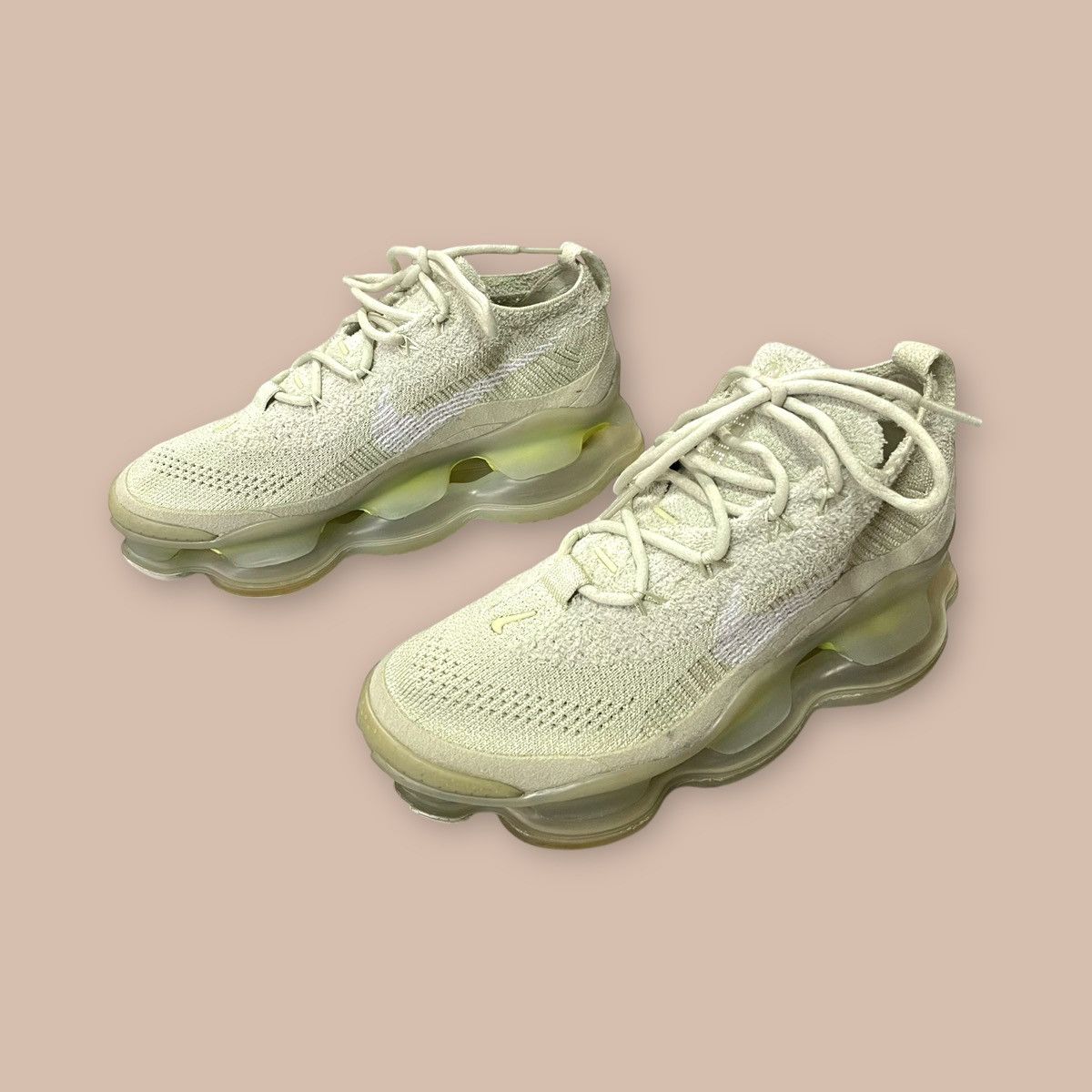Nike WMNS Nike Air Max Scorpion Flyknit "Olive Aura" Size US 6.5 / IT 36.5 - 1 Thumbnail