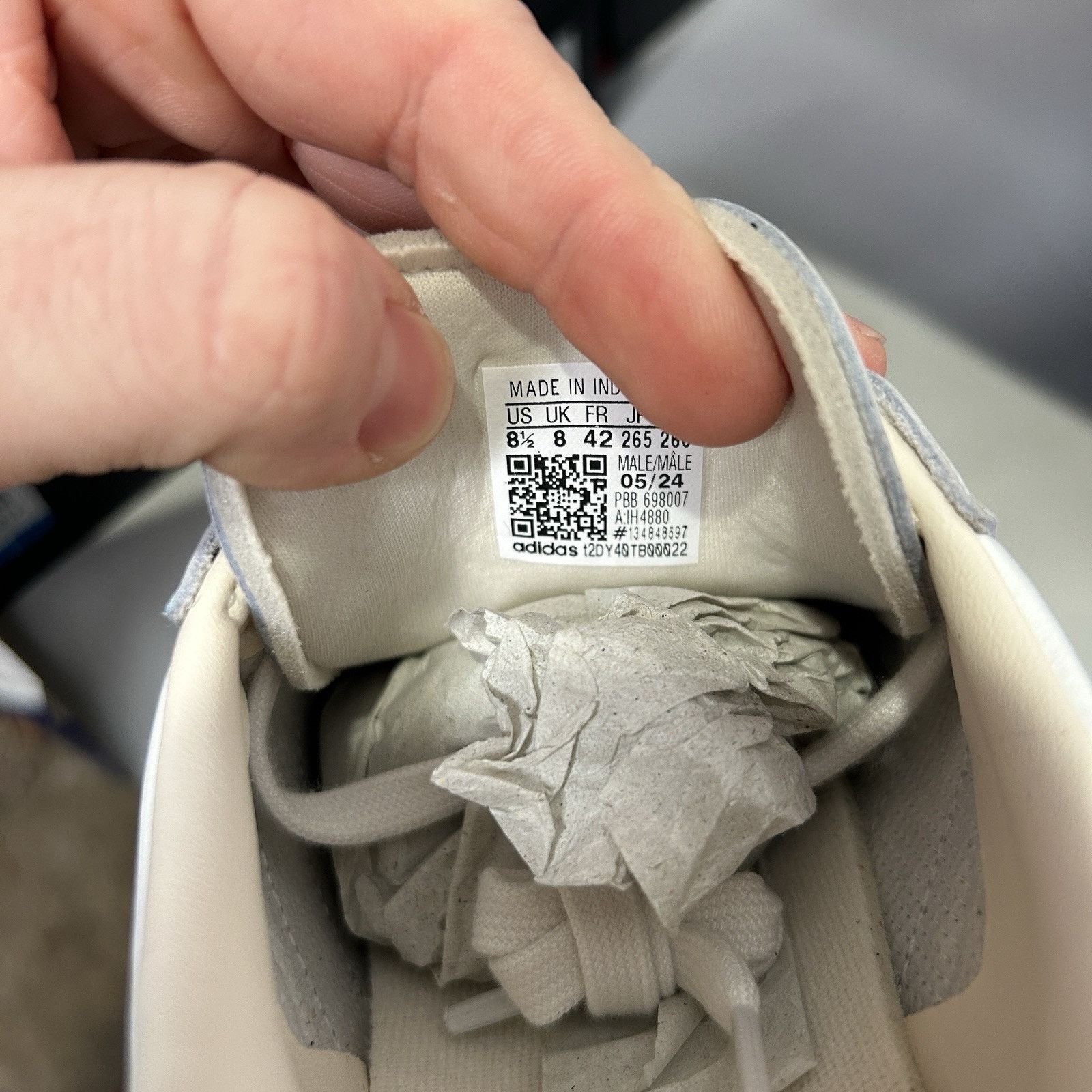 Adidas Adidas Samba OG “White Grey Cream” Size US 8.5 / EU 41-42 - 6 Thumbnail