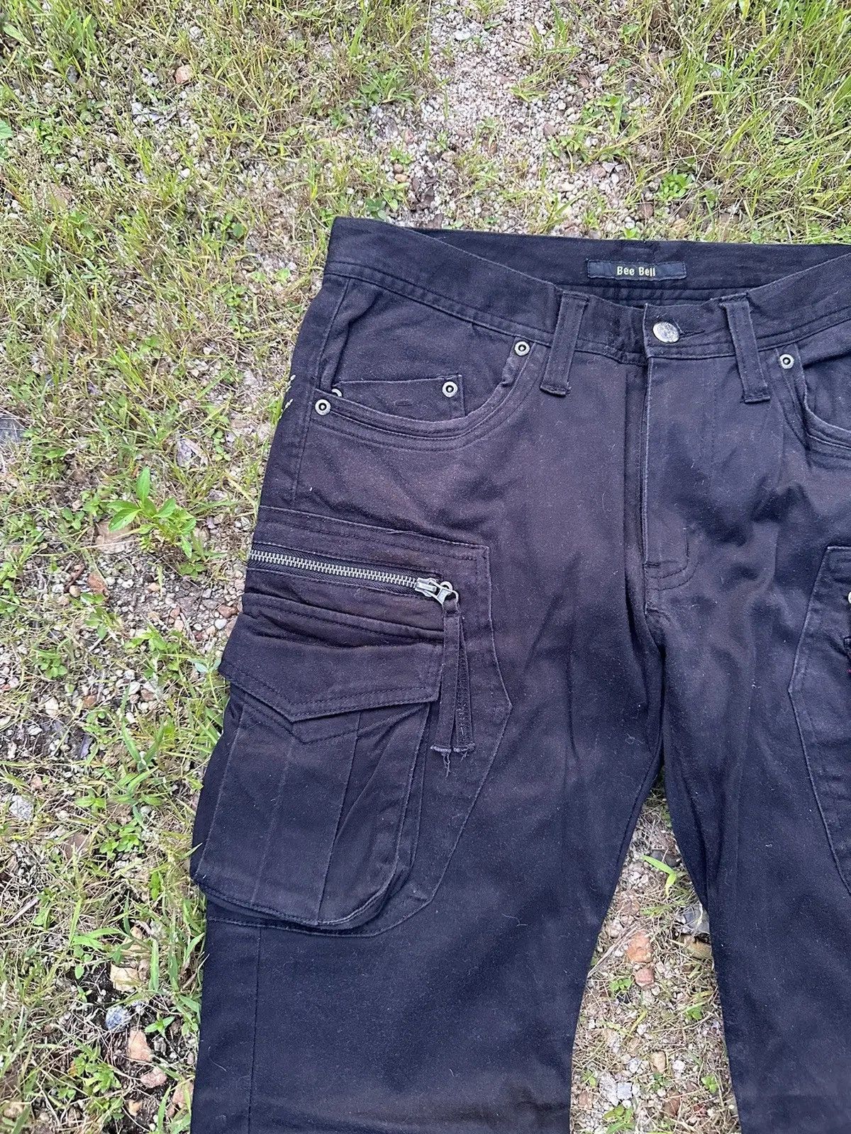 Japanese Brand STEALS 💥 BEE BELL JAPANESE VTG BONDAGE MULTIPOCKET PANTS Size US 29 - 3 Thumbnail