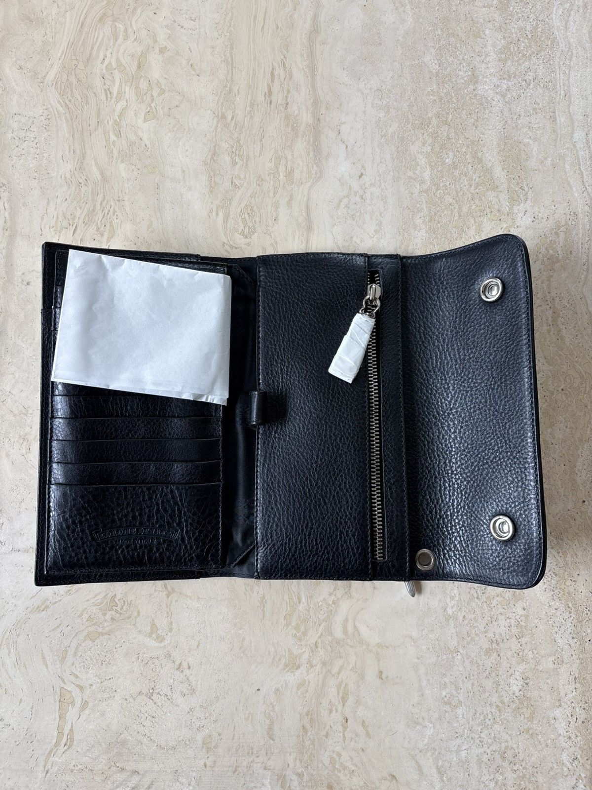 Chrome Hearts Chrome Hearts Heavy Leather Wave Wallet Size ONE SIZE - 3 Thumbnail