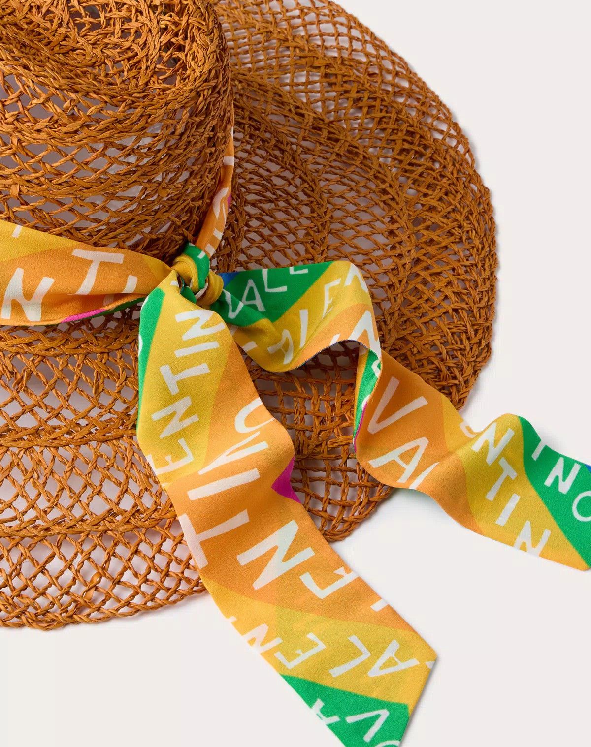 Valentino oc11z0725 Size:Small/Wide Brim Straw Hat in Multicolor Size ONE SIZE - 2 Thumbnail