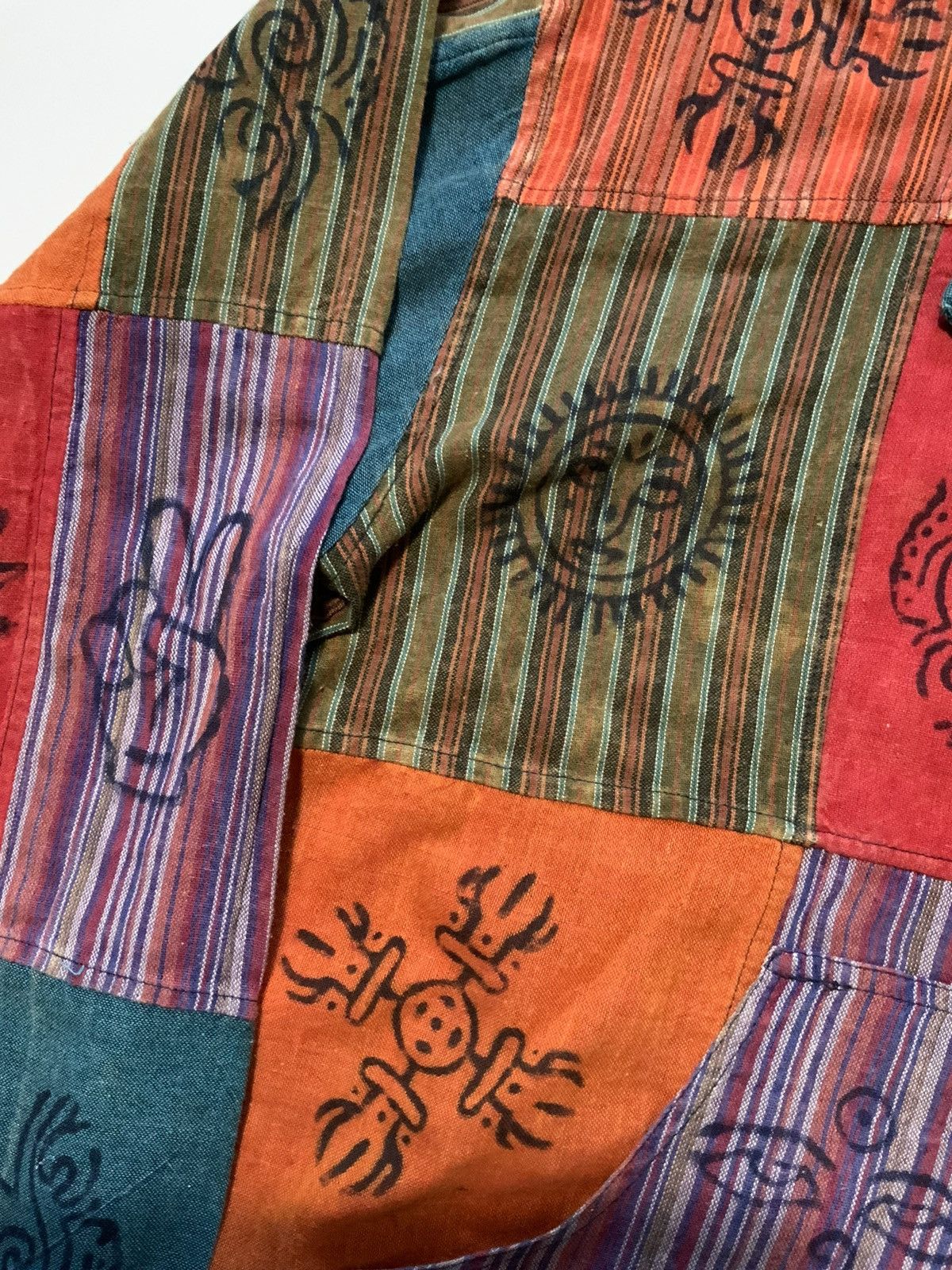 Vintage Siddhartha Souvenir Nepal Boho Patchwork Peace Hoodie Size US M / EU 48-50 / 2 - 6 Thumbnail