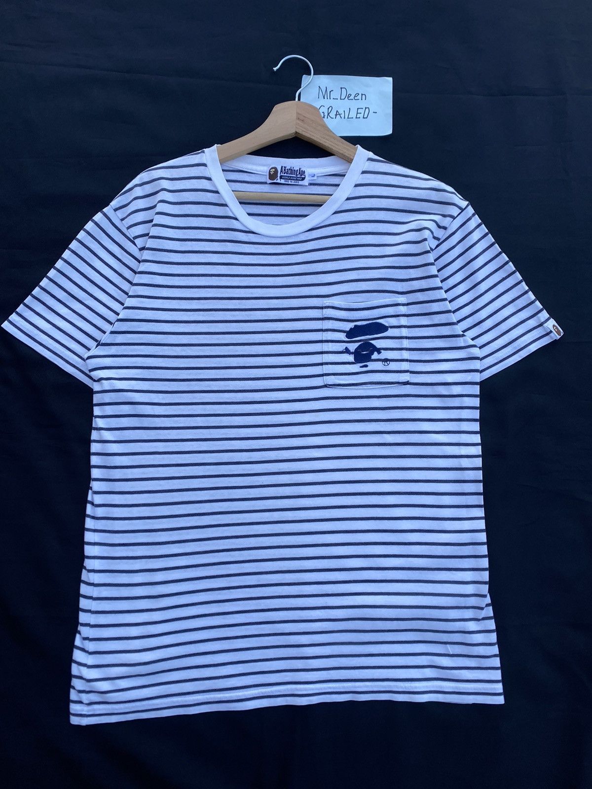 Bape Rare BAPE Stripes Tshirt Size US L / EU 52-54 / 3 - 2 Thumbnail
