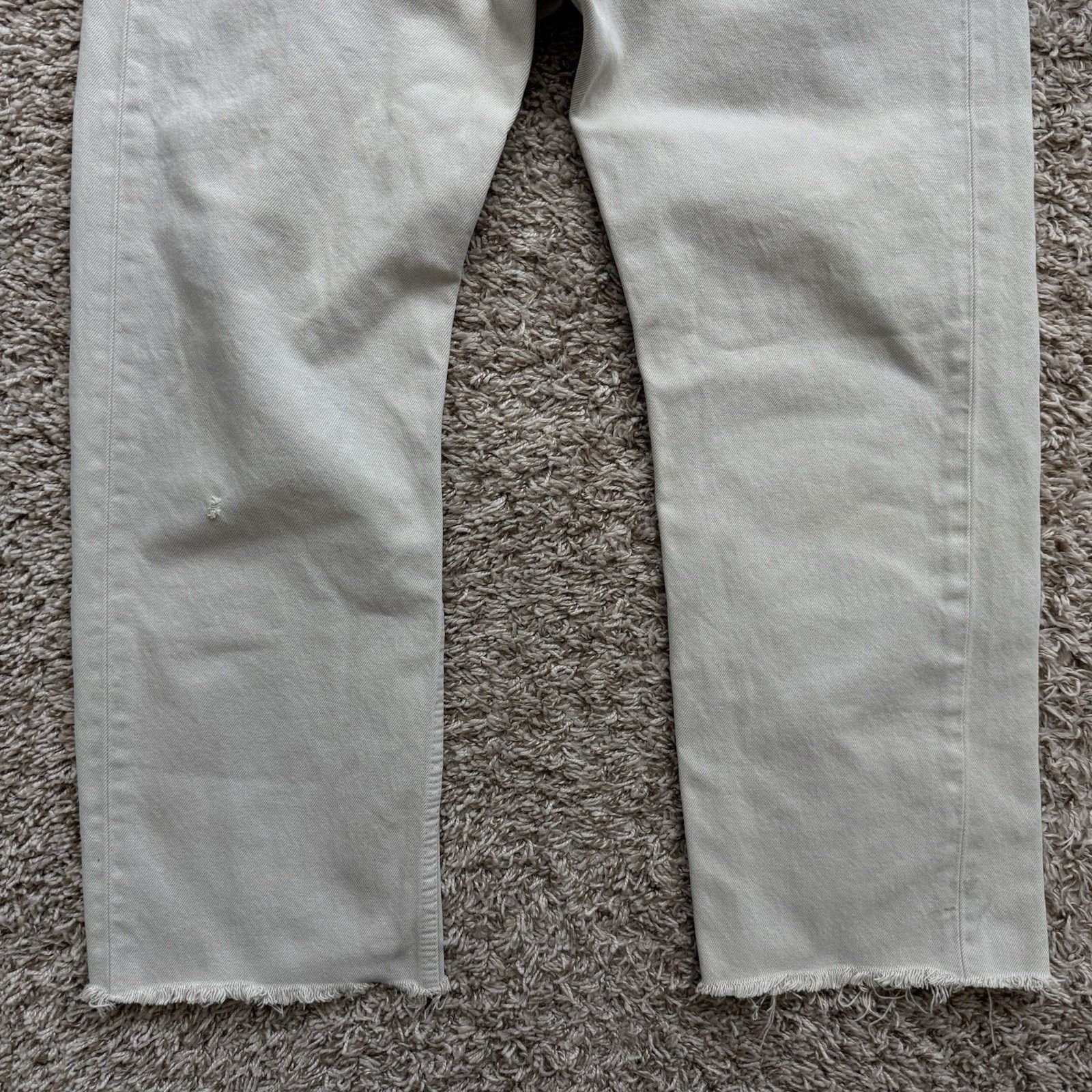 Levi's × Vintage Vintage Levi’s USA 501 Beige Tan Denim Jeans Pants CROPPED Size US 31 - 7 Thumbnail