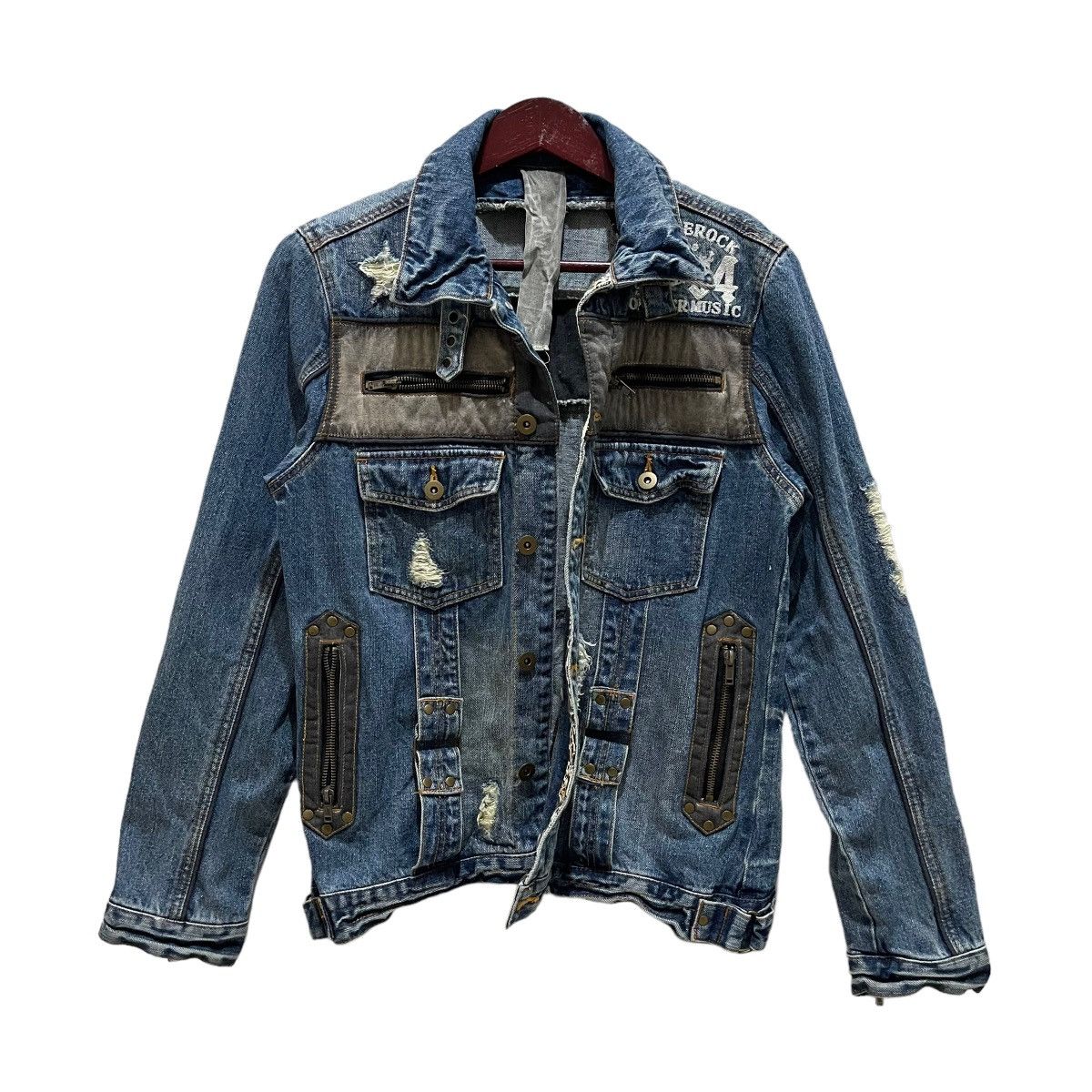 Japanese Brand 🔥Rare🔥12.5 oz Denim Jacket Size US L / EU 52-54 / 3 - 8 Thumbnail