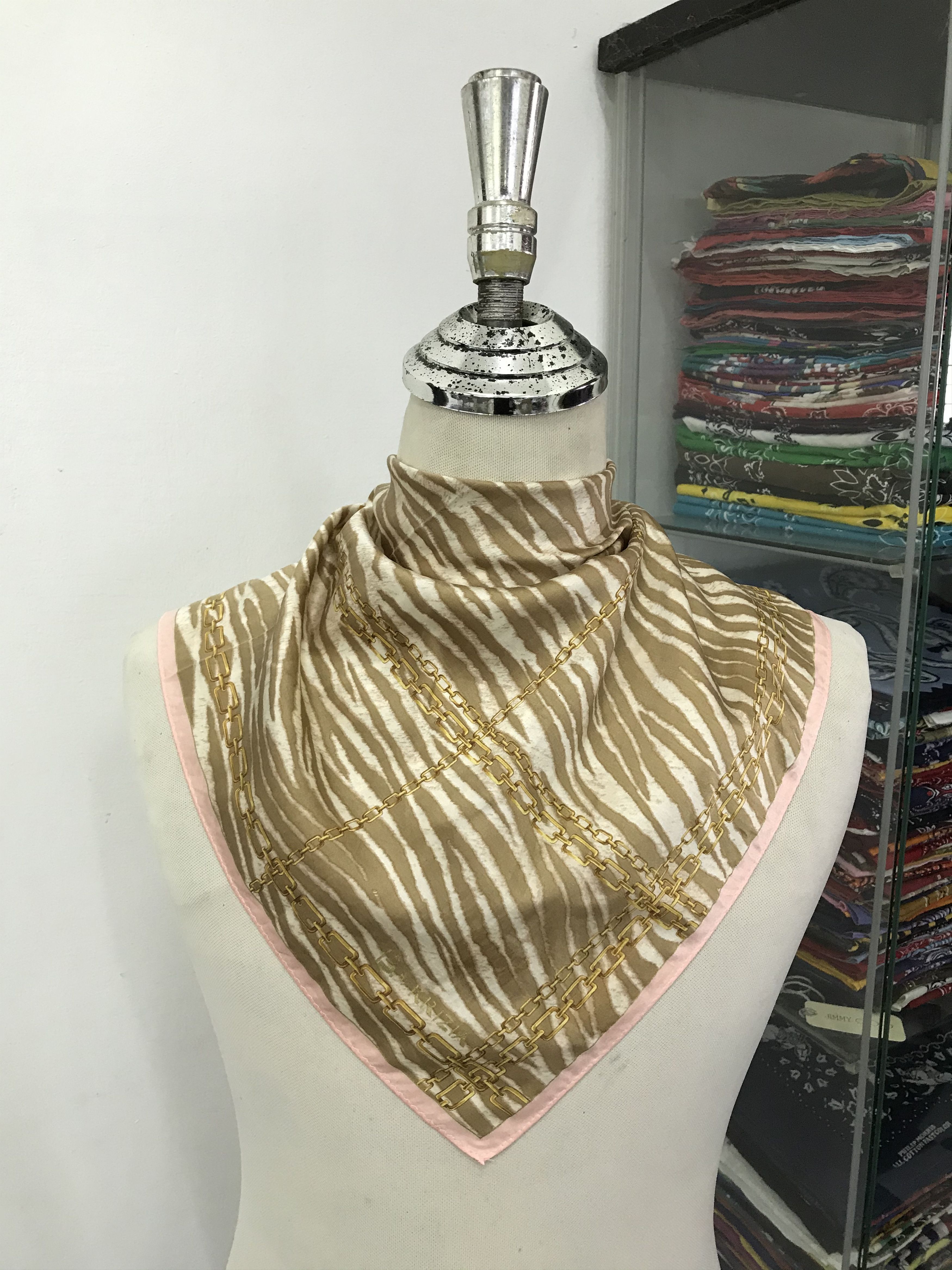 Krizia Uomo Vintage Krizia Uomo Silk Scarf Size ONE SIZE - 1 Thumbnail