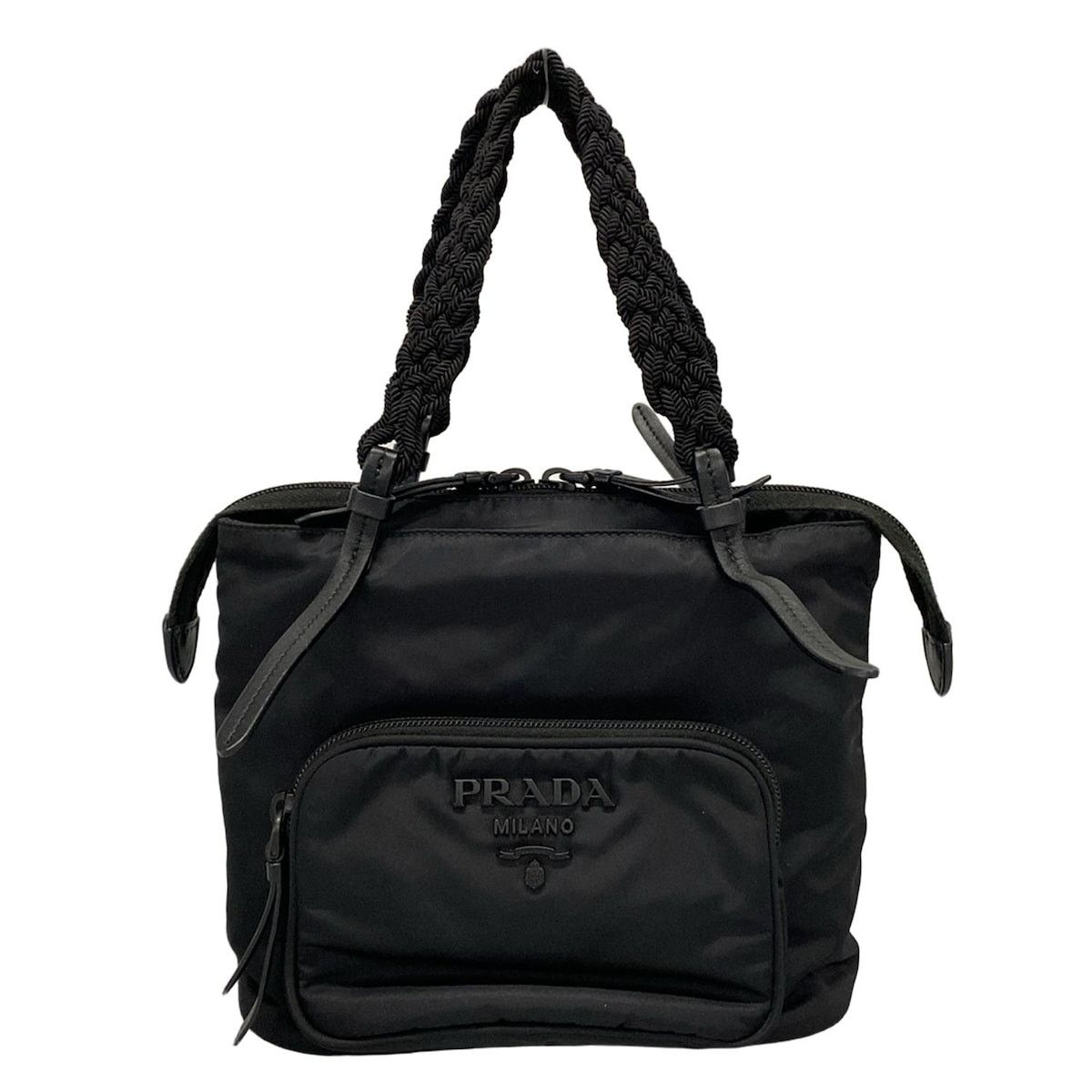 Prada PRADA Logo Handbag 1BA207 Size ONE SIZE - 1 Thumbnail