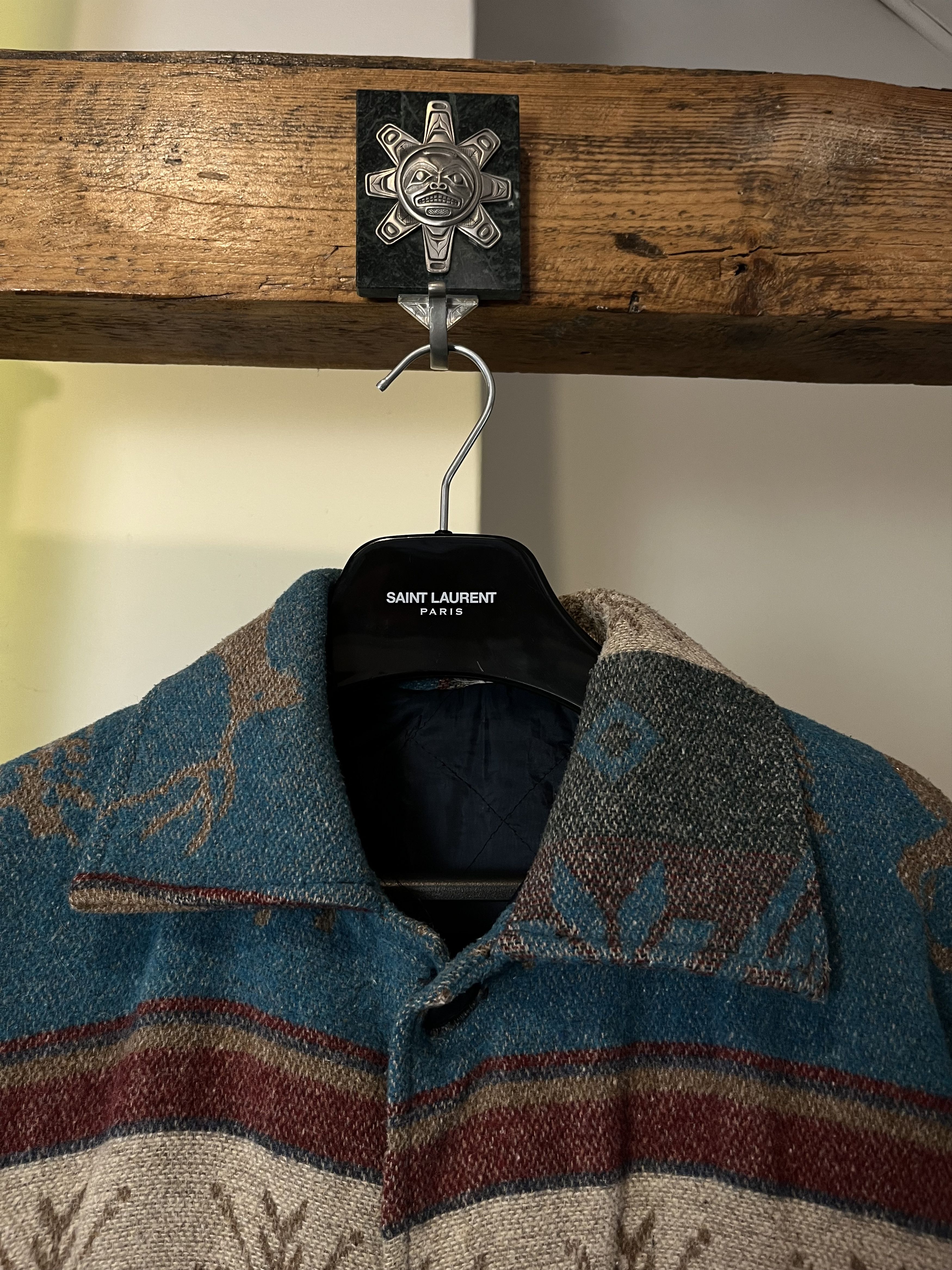 Vintage 90s Vintage Aztec Knits All Over Jacket Size US L / EU 52-54 / 3 - 3 Thumbnail