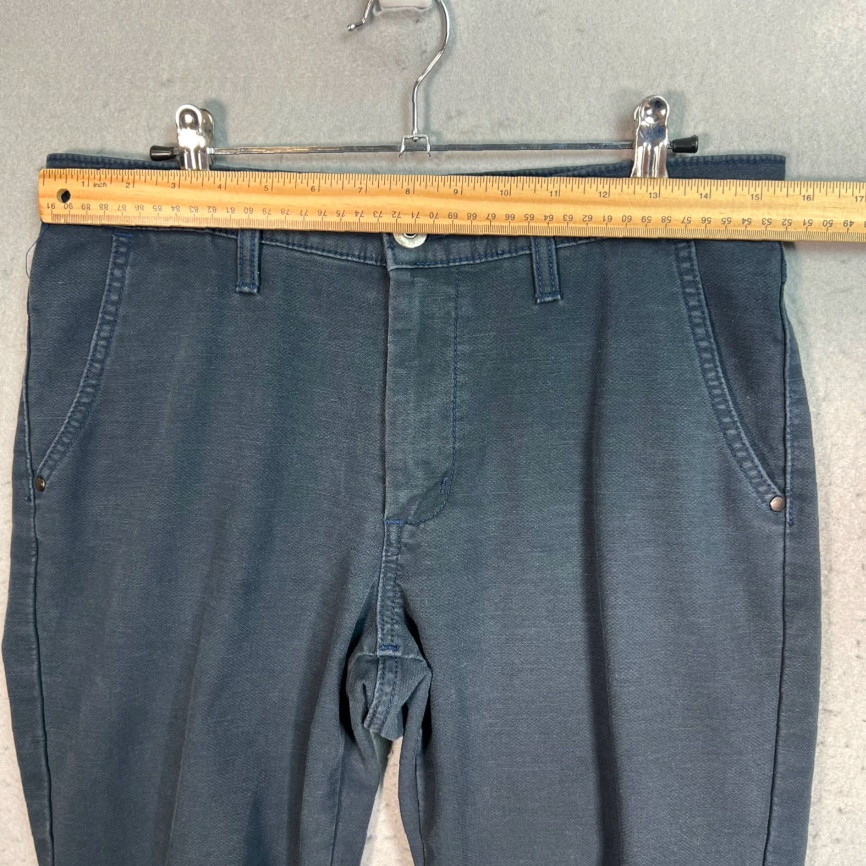 Edwin Edwin Jeans Mens 30 Dark Blue Tapered Denim 5-Pocket Regular Inseam 24 Japan Made Size US 30 / EU 46 - 6 Thumbnail