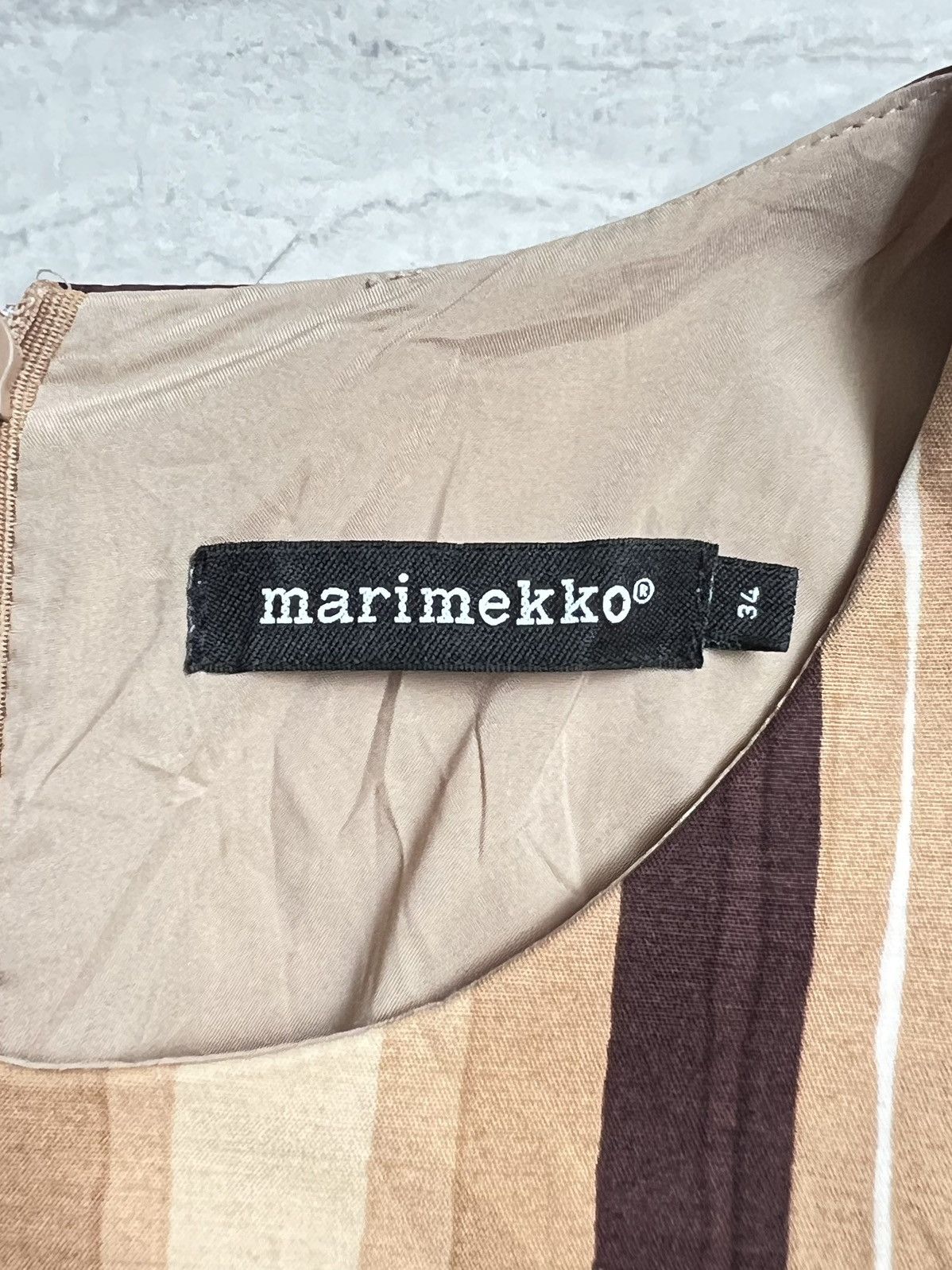 Marimekko MARIMEKKO Striped Midi Dress Size XS / US 0-2 / IT 36-38 - 11 Thumbnail