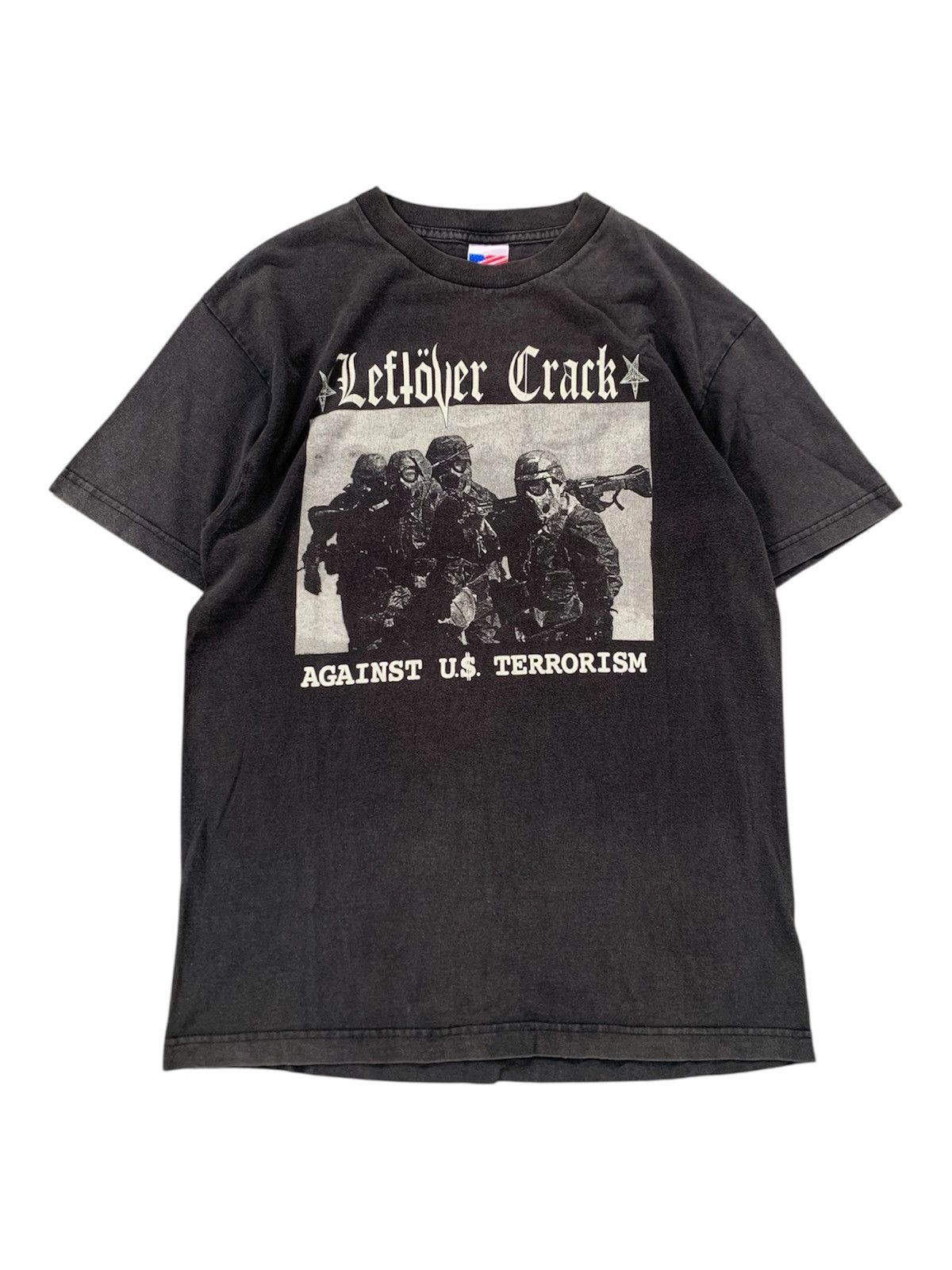 Band Tees Vintage 90s Leftover Crack Against US Terorism Tee Size US M / EU 48-50 / 2 - 1 Thumbnail