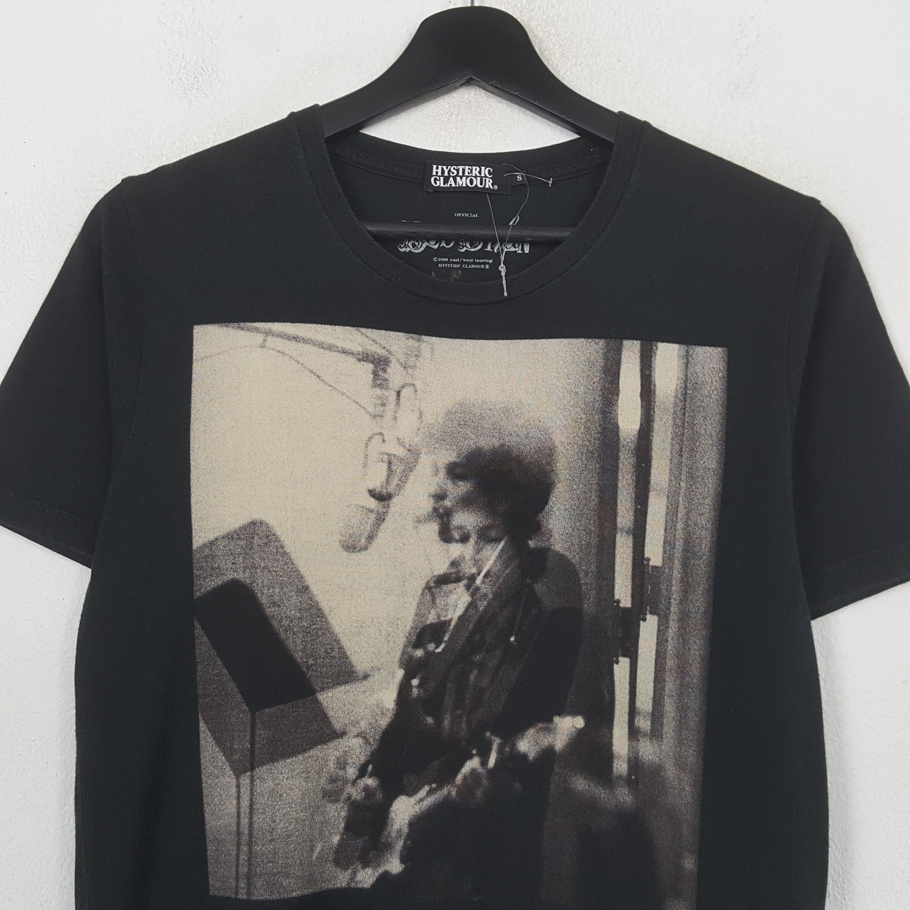 Hysteric Glamour Hysteric Glamour x Bob Dylan Japanese Brand Tshirt RR29 Size US S / EU 44-46 / 1 - 2 Thumbnail