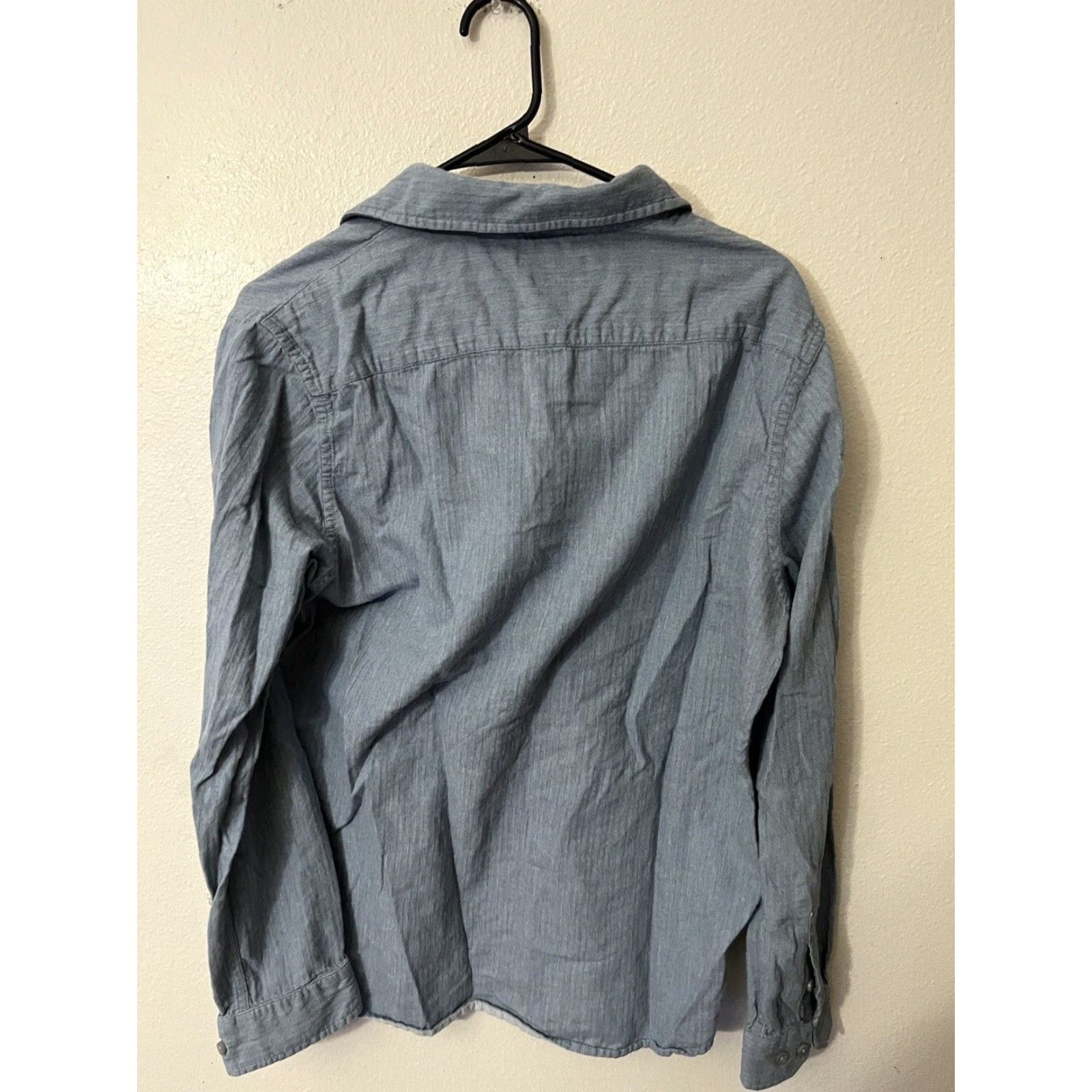 Vintage Tahari Mens Button-Down Shirt Blue Flannel Cotton Long Sleeve L Size Size US L / EU 52-54 / 3 - 3 Thumbnail