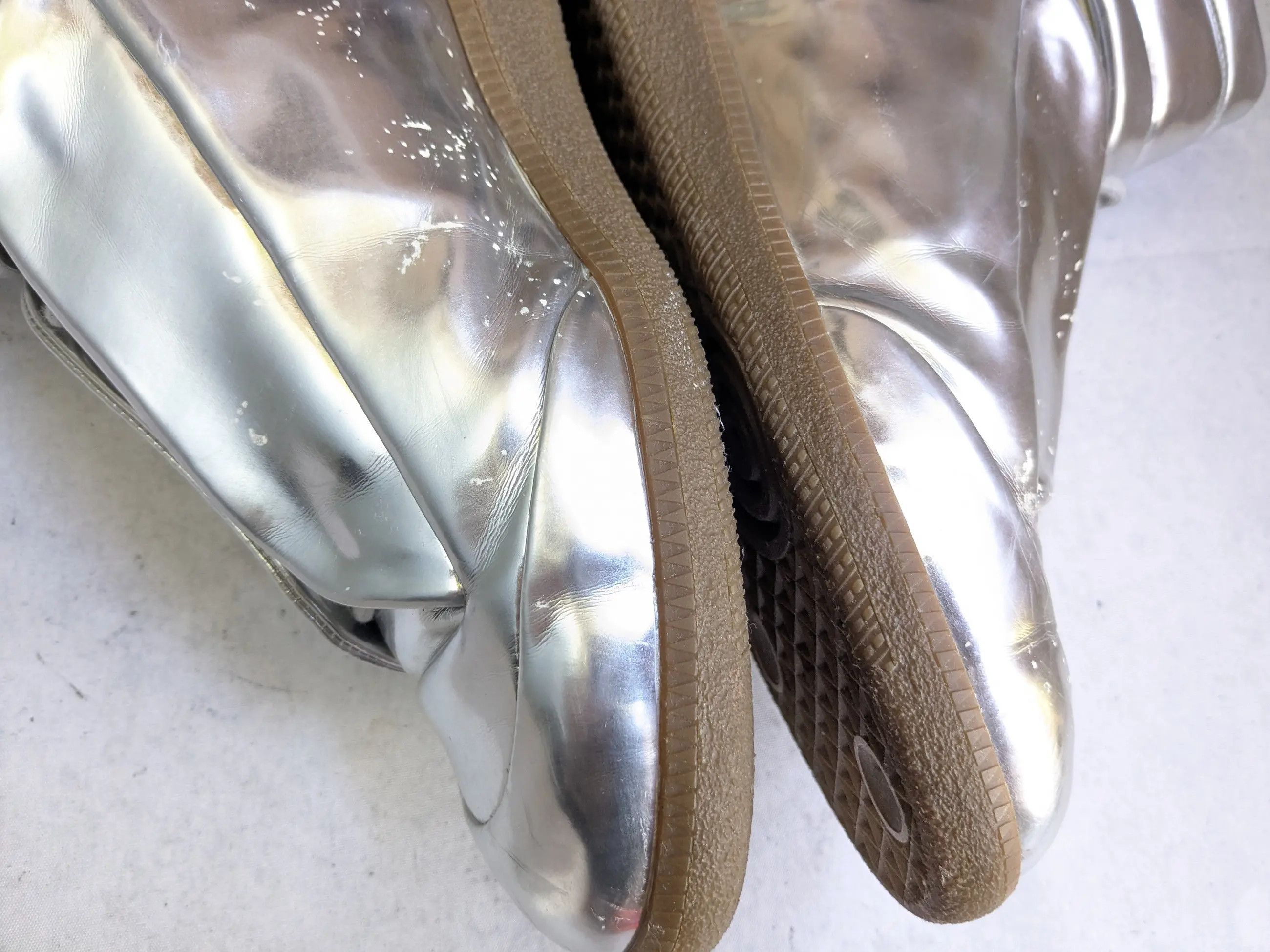 Maison Margiela Maison Margiela Future Silver High Top Sneakers 13 46 Size US 13 / EU 46 - 13 Thumbnail