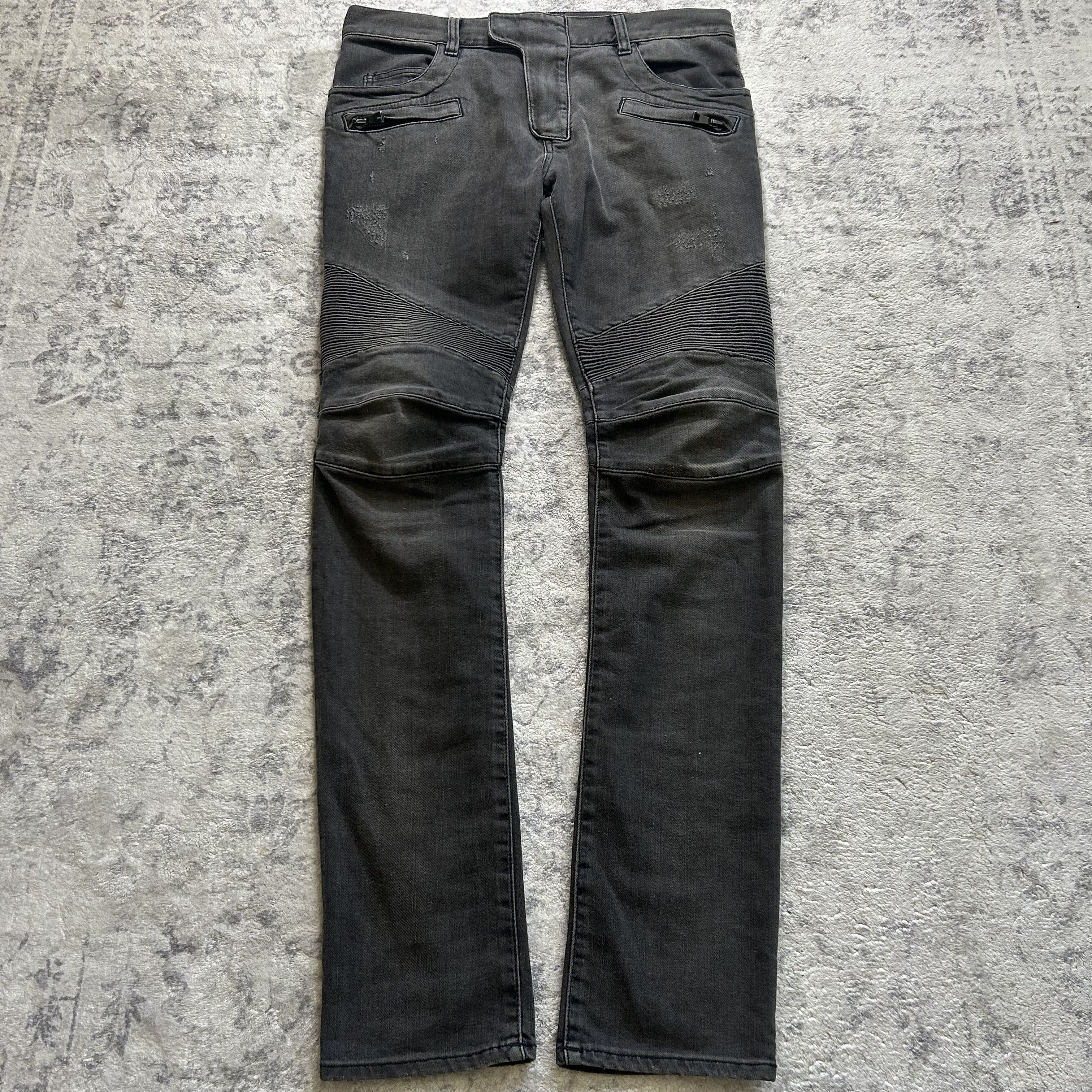 Balmain Balmain by Decarnin AW09 Crash Denim | Grailed