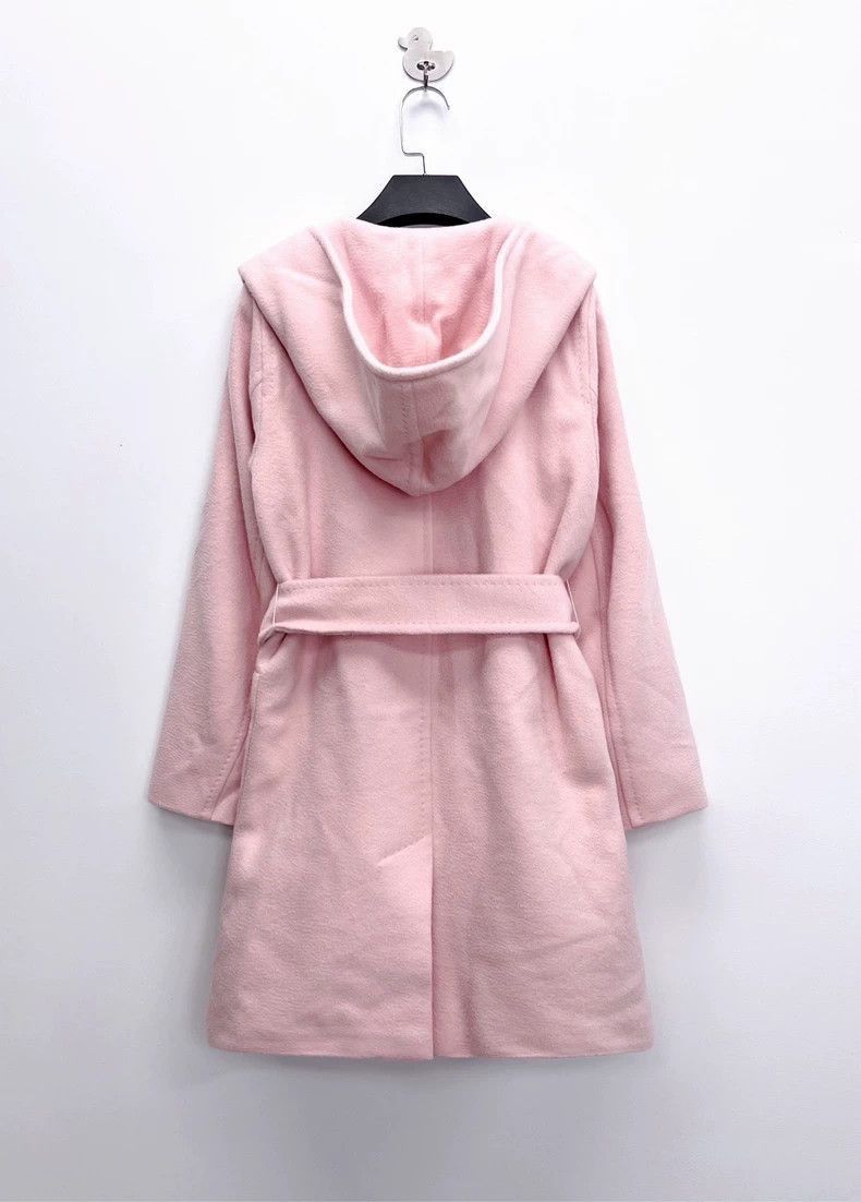 Missing Since Thursday MaxMara Pink Camel Hair Robe Coat-2508 Size US M / EU 48-50 / 2 - 3 Thumbnail