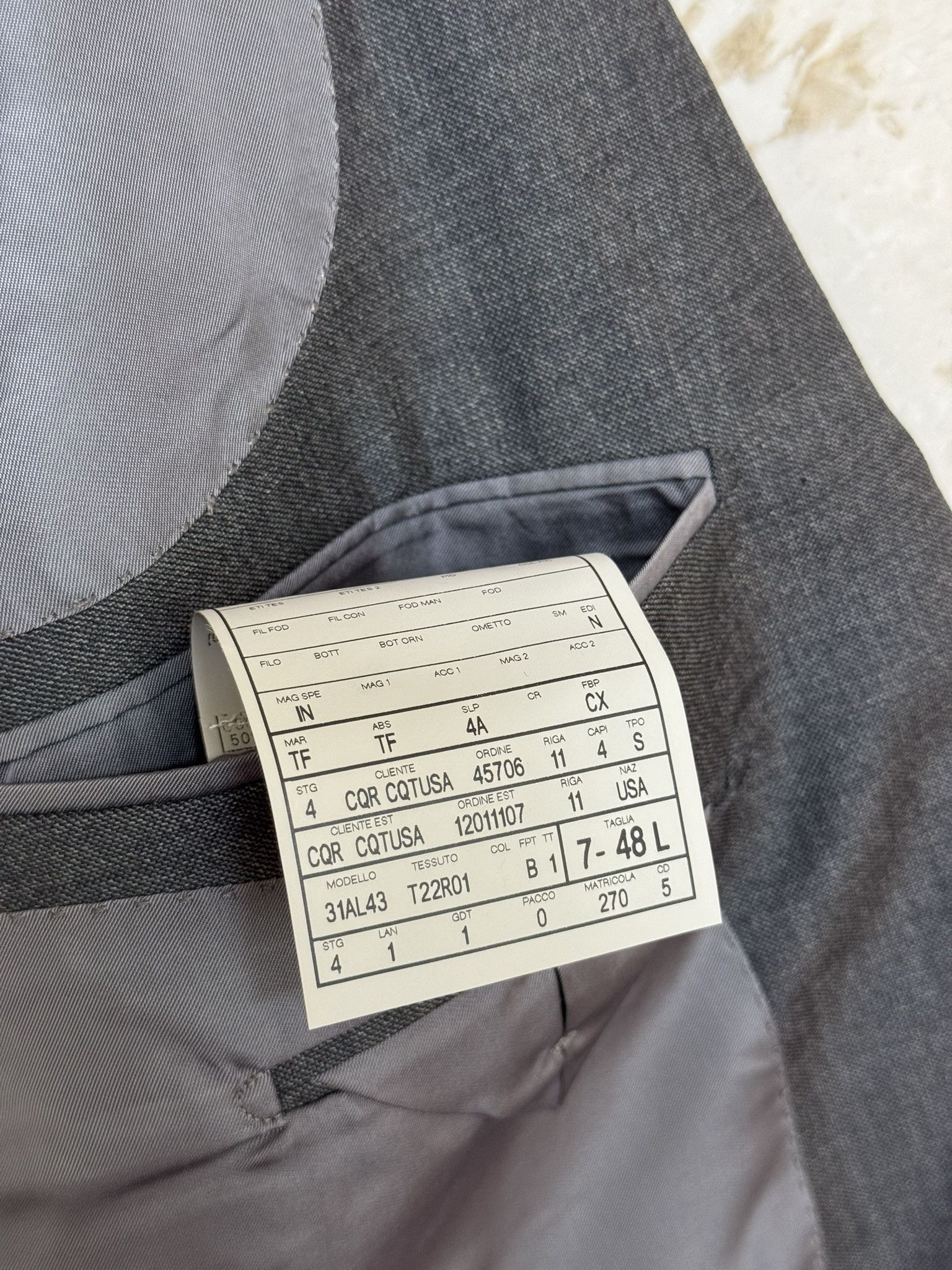 Tom Ford TOM FORD / Windsor Fit Grey 3-Piece Suits US 38 / EU 48 Size 38L - 7 Thumbnail