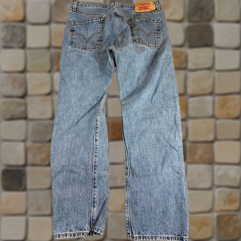 Levi's VINTAGE Levi's 501 Denim Straight Jeans Mens 33x30 Blue Cotton Faded USA Jeans Mens 33x30 Blue Cotton Faded USA Size US 33 - 1 Thumbnail