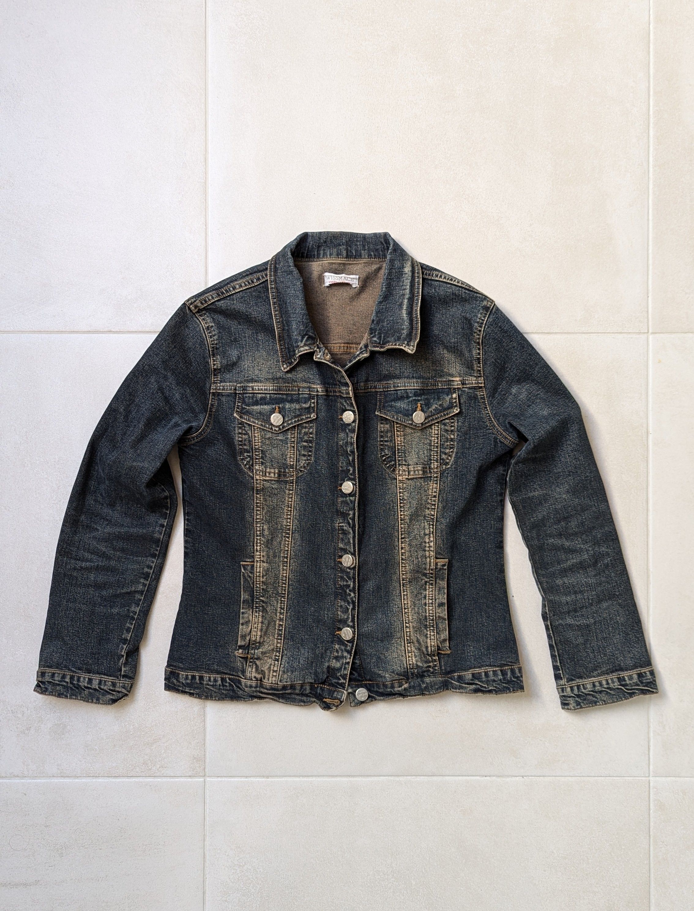 Vintage Vintage Faded Denim Jacket Size S / US 4 / IT 40 - 1 Thumbnail
