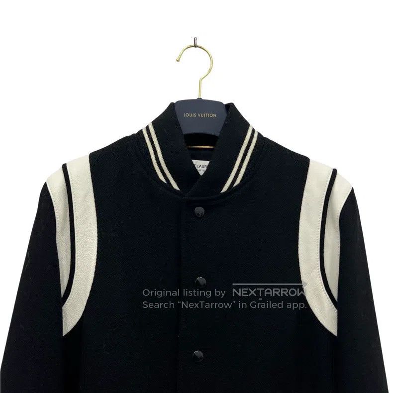 Saint Laurent Paris Saint Laurent Paris Color-block black and white baseball j Size XS / US 0-2 / IT 36-38 - 3 Thumbnail