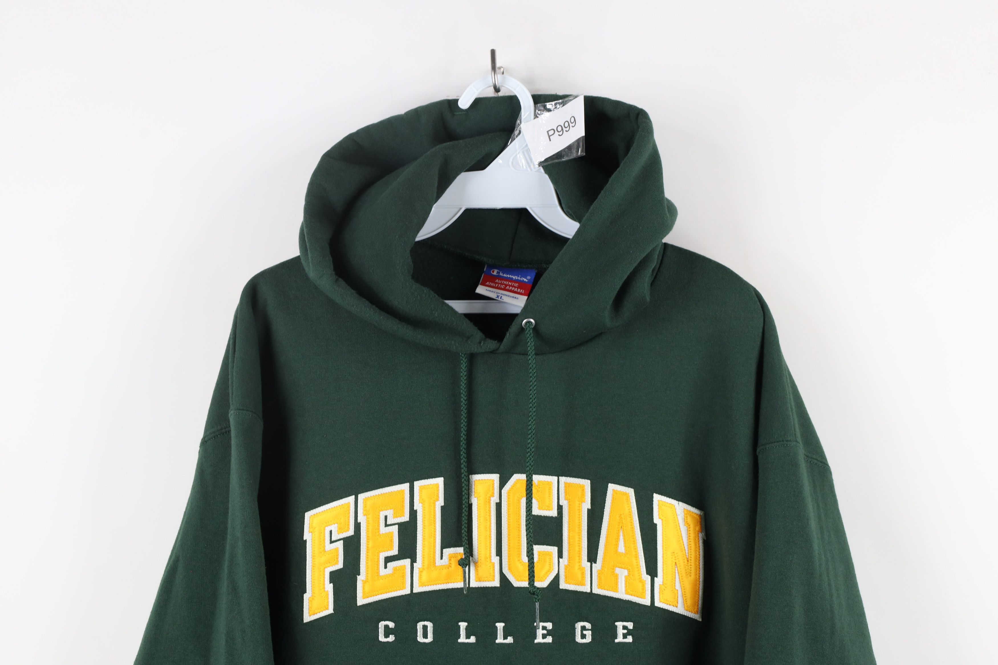 Champion × Vintage Vintage Champion Felician College Hoodie Sweatshirt Size US XL / EU 56 / 4 - 2 Thumbnail