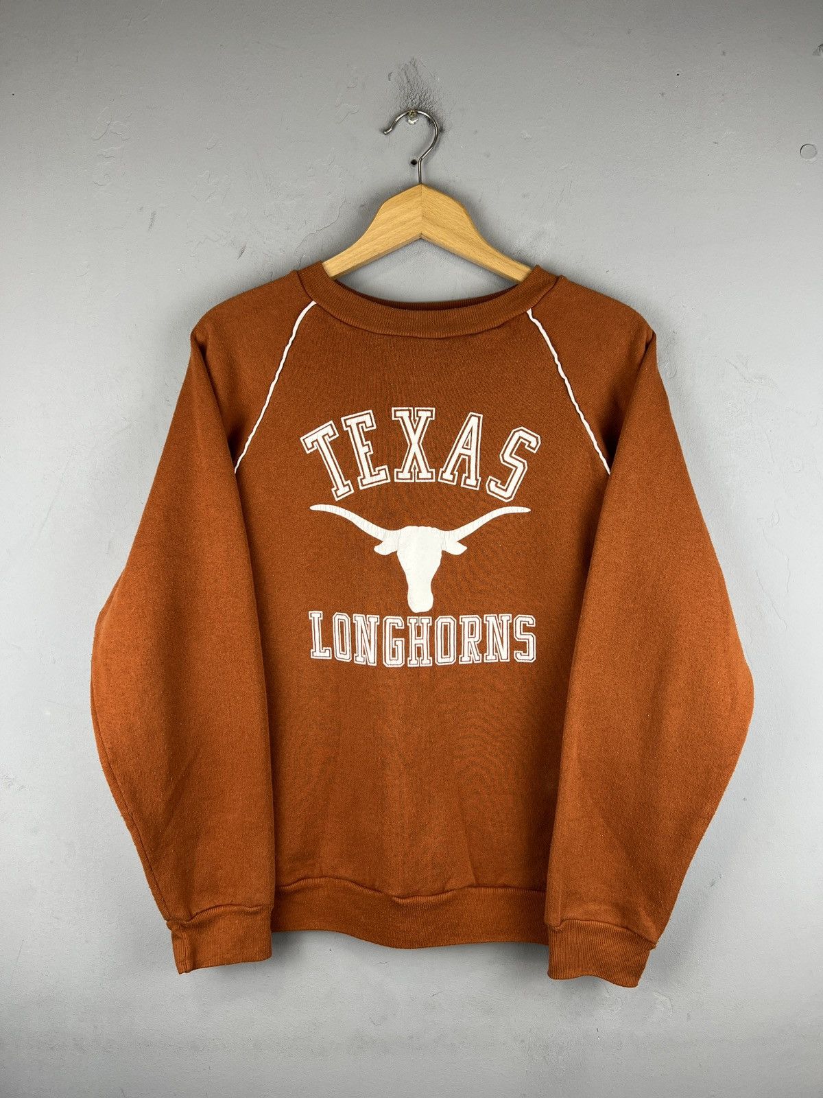Vintage 90s BOXY Crewneck Sweatshirt Texas Longhorn