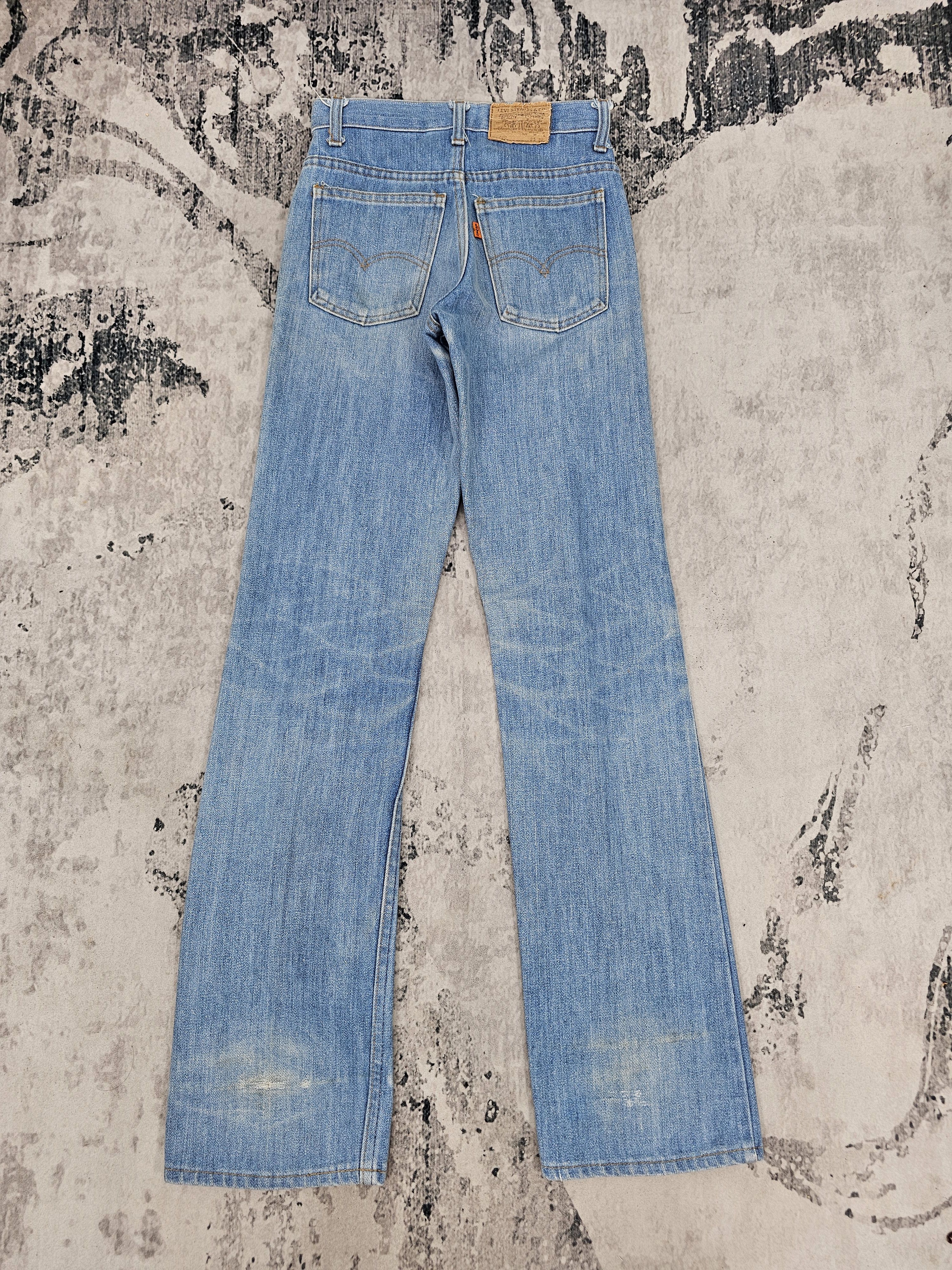 Levi's Vintage Clothing Vintage 80's LEVIS 716-0612 Orange Tab Ripped Jeans L0480 Size 25" / US 0 / IT 36 - 2 Thumbnail