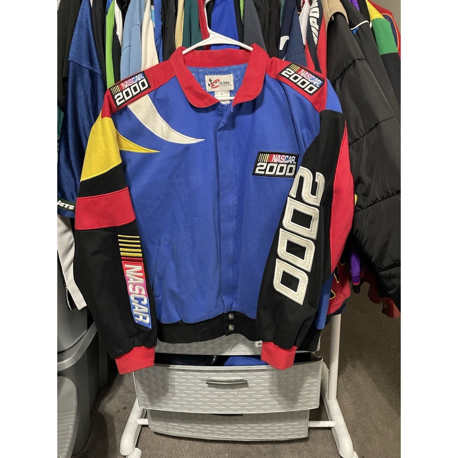 Chase Authentics Size S- VTG Chase Authentics Nascar 2000 Embroidered Jacket Size US S / EU 44-46 / 1 - 1 Thumbnail