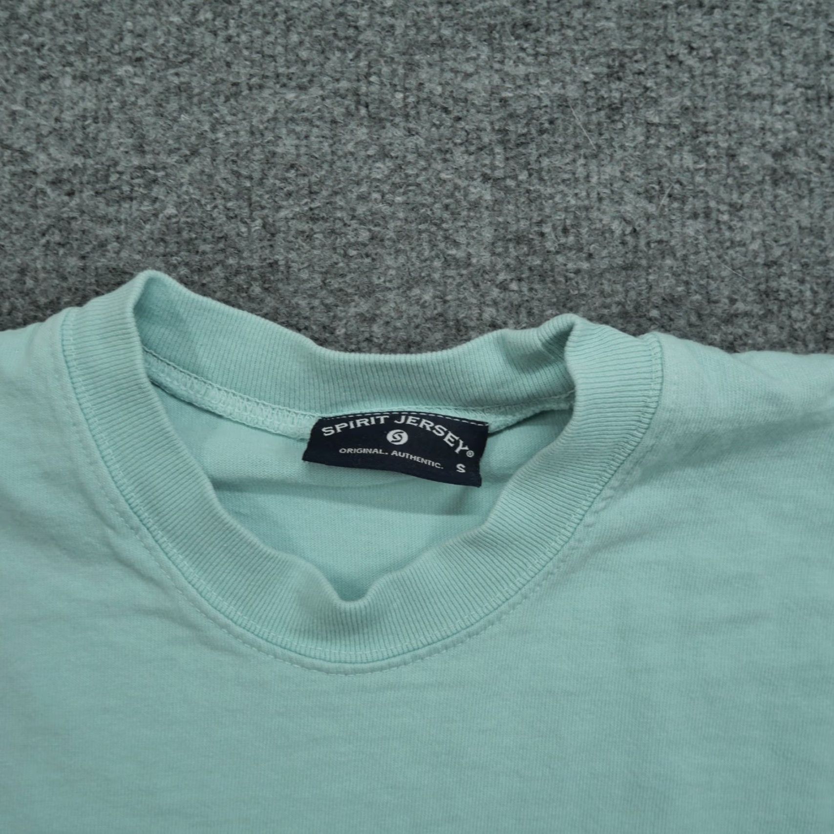 Spell Spirit Jersey Shirt Adult Small Blue Long Sleeve Crew Neck Cotton T-Shirt Mens Vintage? Size US S / EU 44-46 / 1 - 4 Thumbnail