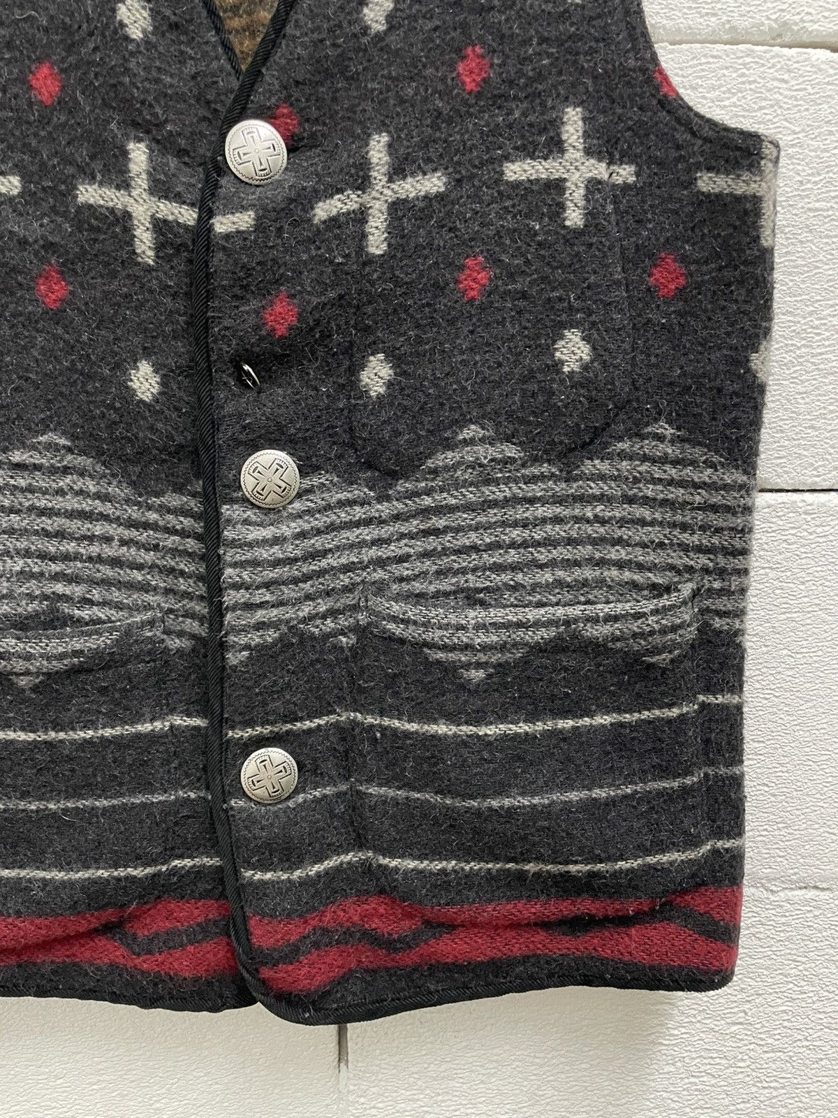 Beams Plus Beams+ x Saltwater Cowboy Reversible Wool Vest Size US M / EU 48-50 / 2 - 4 Thumbnail