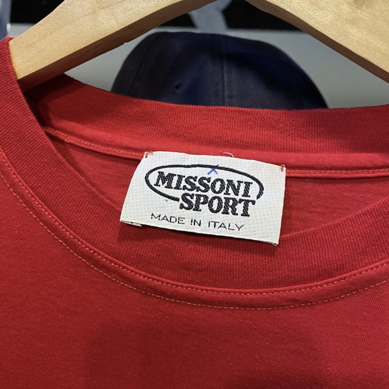 Missoni VINTAGE‼️Missoni Sport Red Tee Made In Italy Size US M / EU 48-50 / 2 - 8 Thumbnail