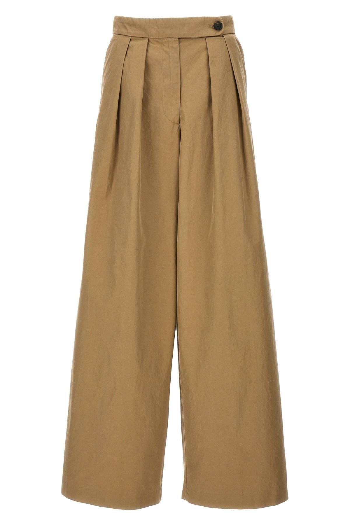 image of Dries Van Noten 'pamplona' Trousers in Beige, Women's (Size 26)