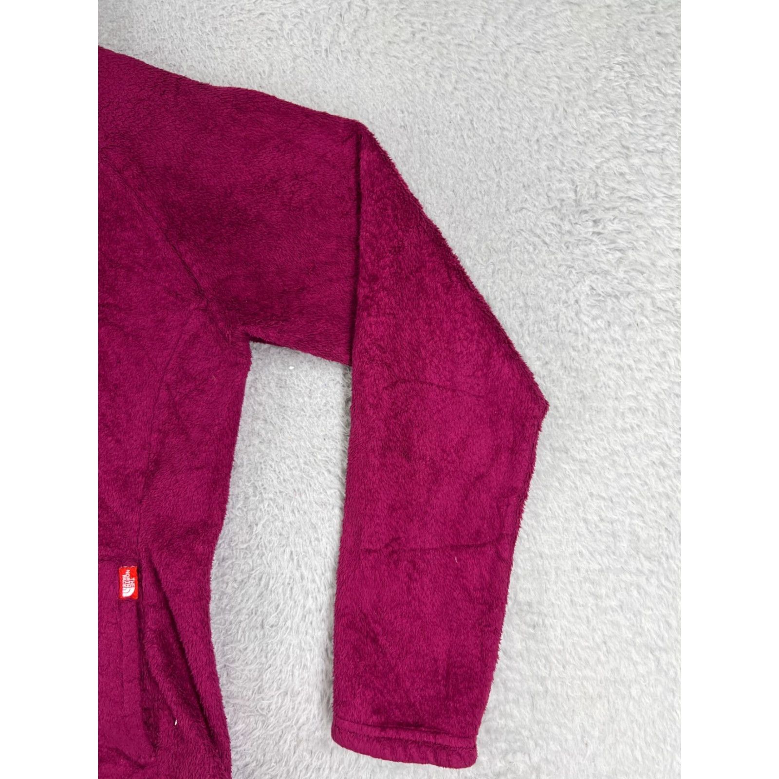 The North Face The North Face Women Small Purple 1/4 Zip Sweater Polyester Fleece Zipper Pocket Shirt Size L / US 10 / IT 46 - 5 Thumbnail