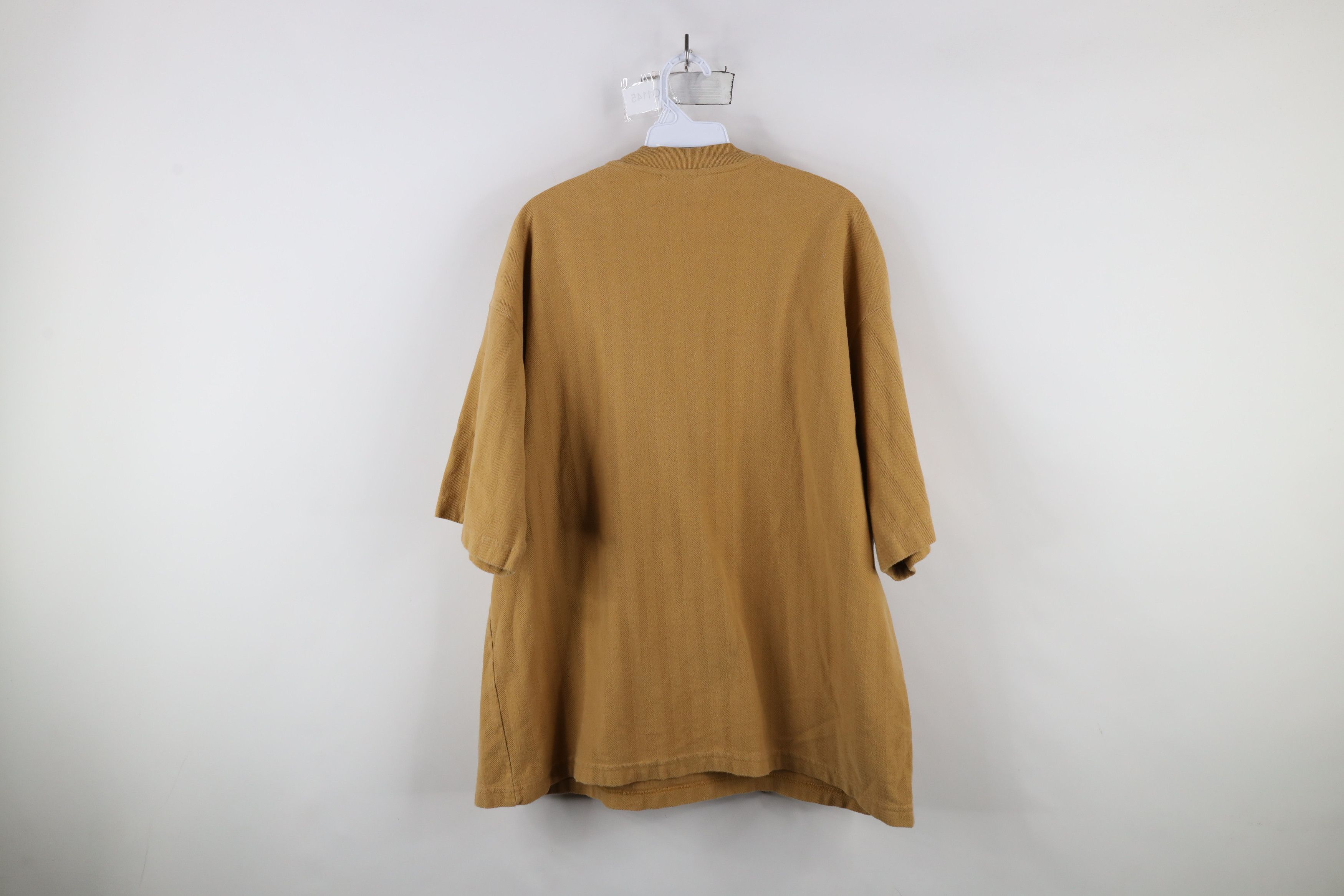 Carhartt × Vintage Vintage 90s Carhartt Herringbone Heavyweight Henley T-Shirt Size US XXL / EU 58 / 5 - 8 Thumbnail
