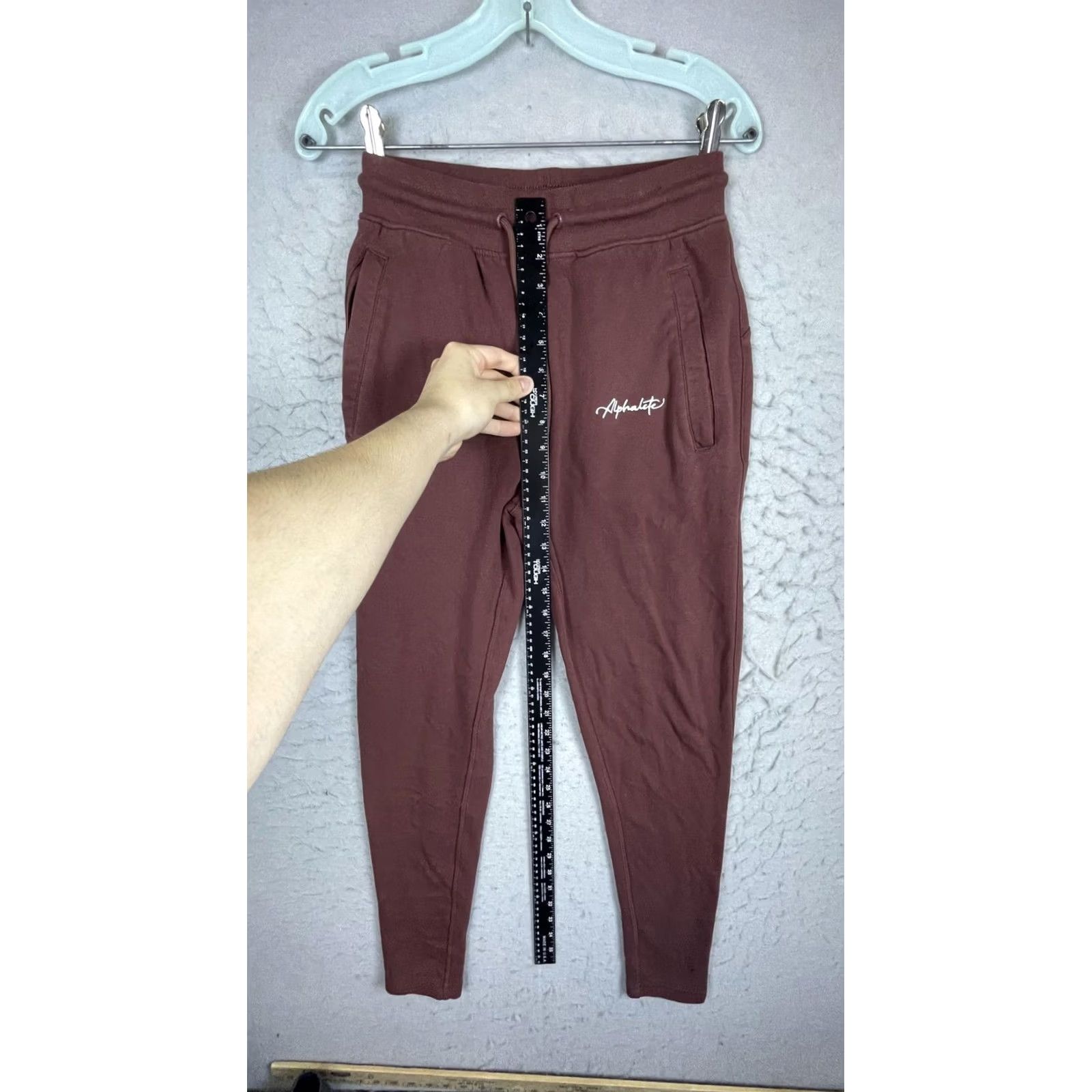 Vintage Alphalete Pants Mens Medium Brown Jersey Joggers Elastic Waist Pockets Athletic Size US M / EU 48-50 / 2 - 4 Thumbnail