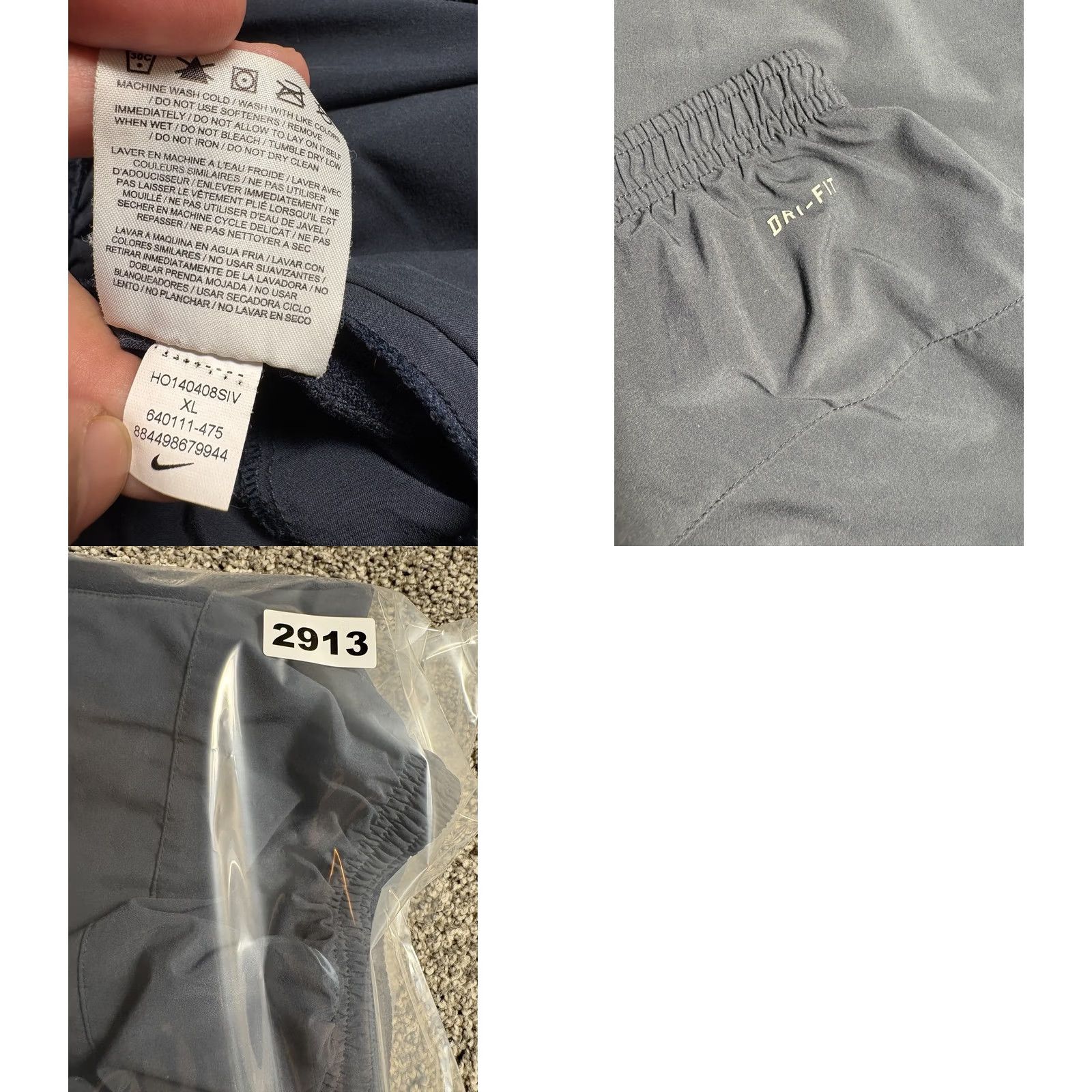 Nike Nike Sweatpants Mens XL Gray Zipper Pockets Elastic Waist 640111 Outdoor Size US 36 / EU 52 - 9 Thumbnail