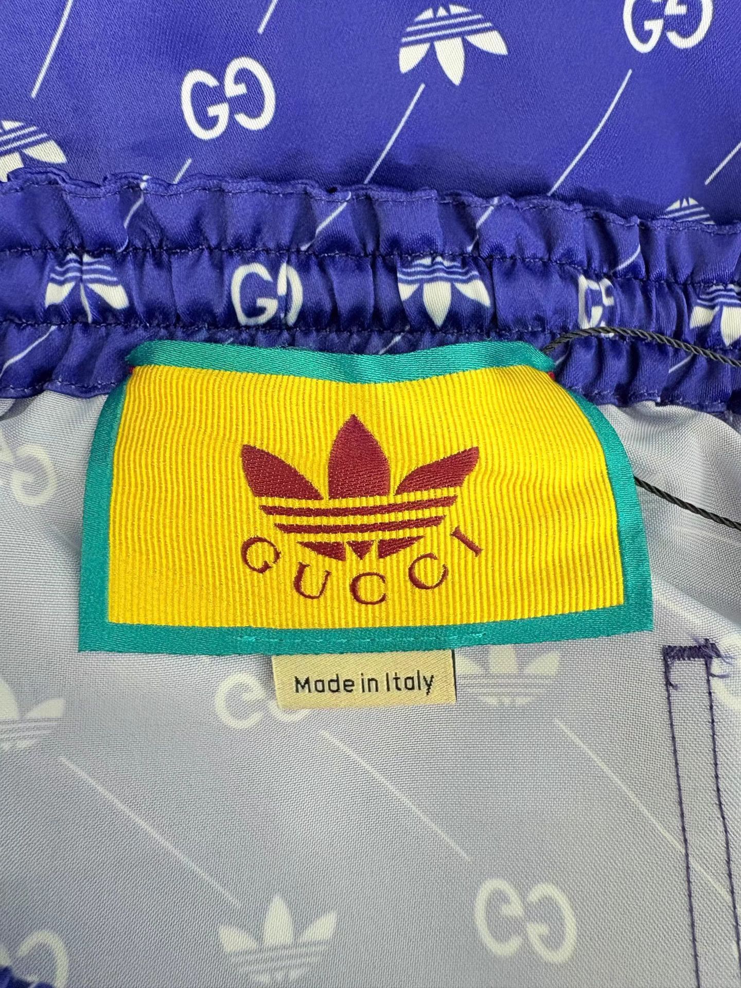 Gucci GUCCI × ADIDAS Monogram Satin Shorts K1 Size US 28 / EU 44 - 3 Thumbnail