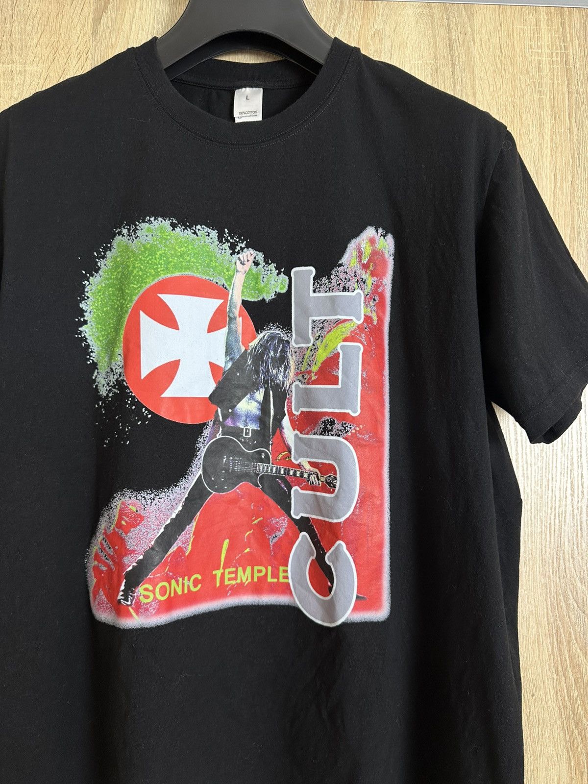 Band Tees 🔥 1989 Sonic Temple The Cult British Rock Band T Shirt VTG Size US L / EU 52-54 / 3 - 3 Thumbnail